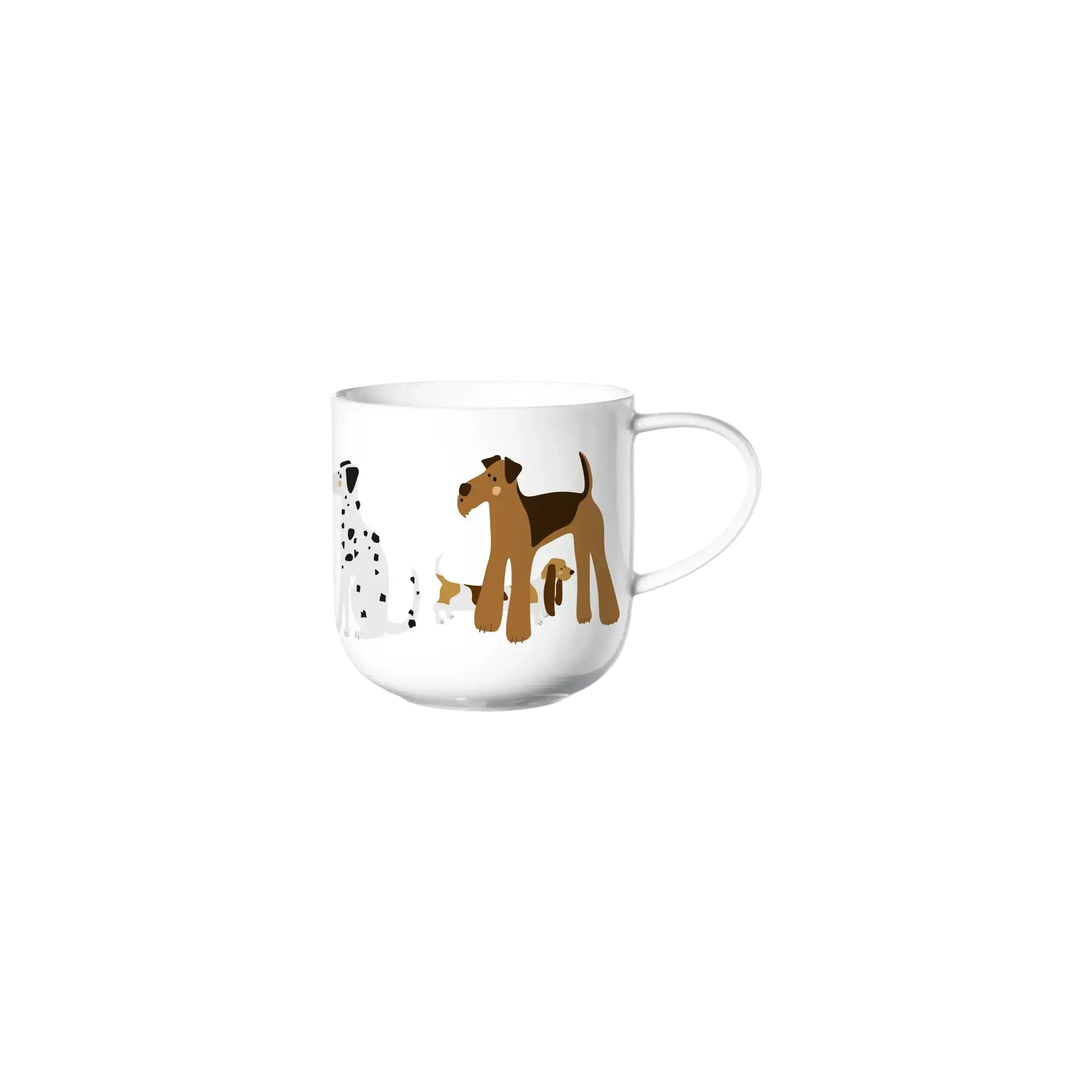 Cana din portelan 400ml Coppa, Dogs
