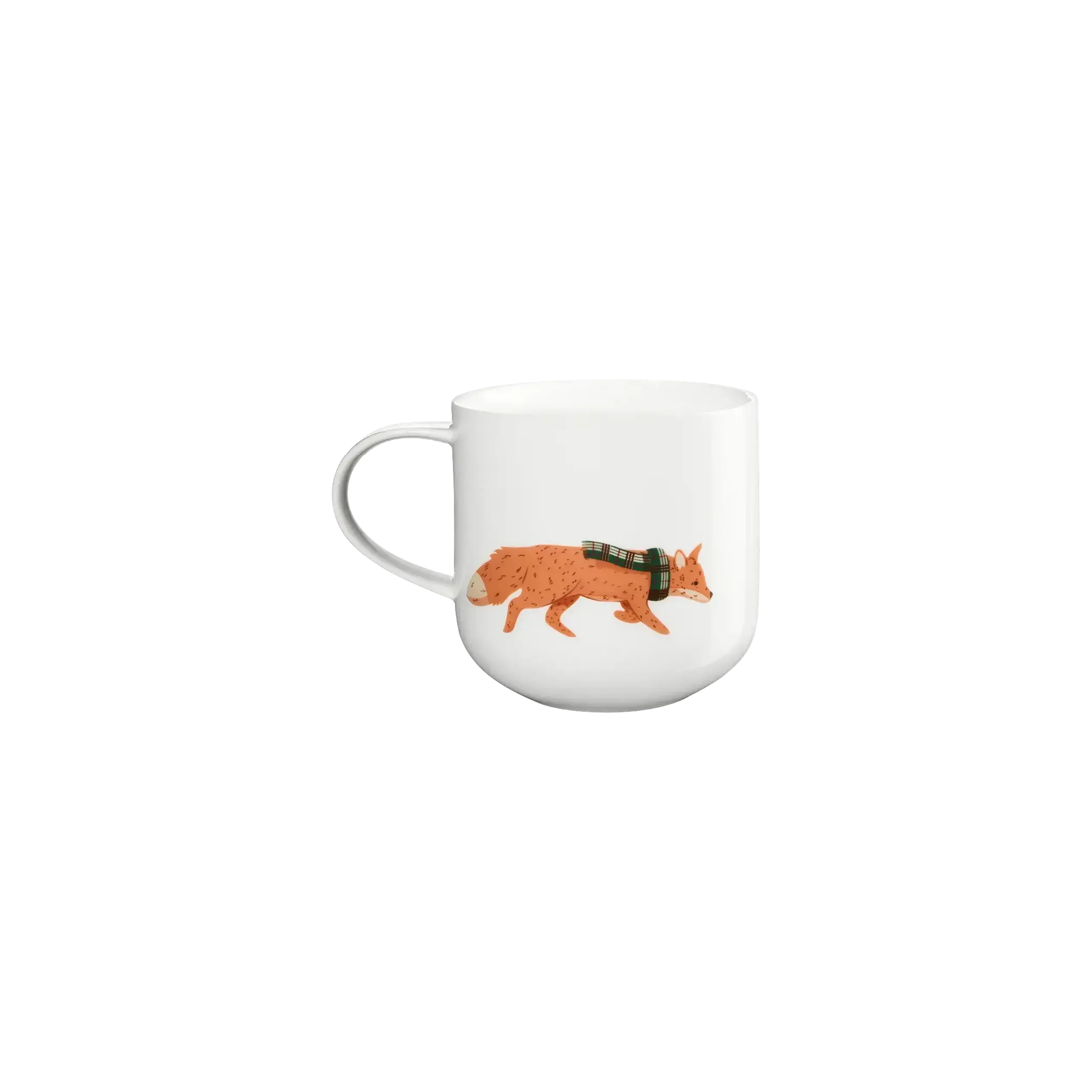 Cana din portelan 400ml Coppa Winter Animals, Red Fox