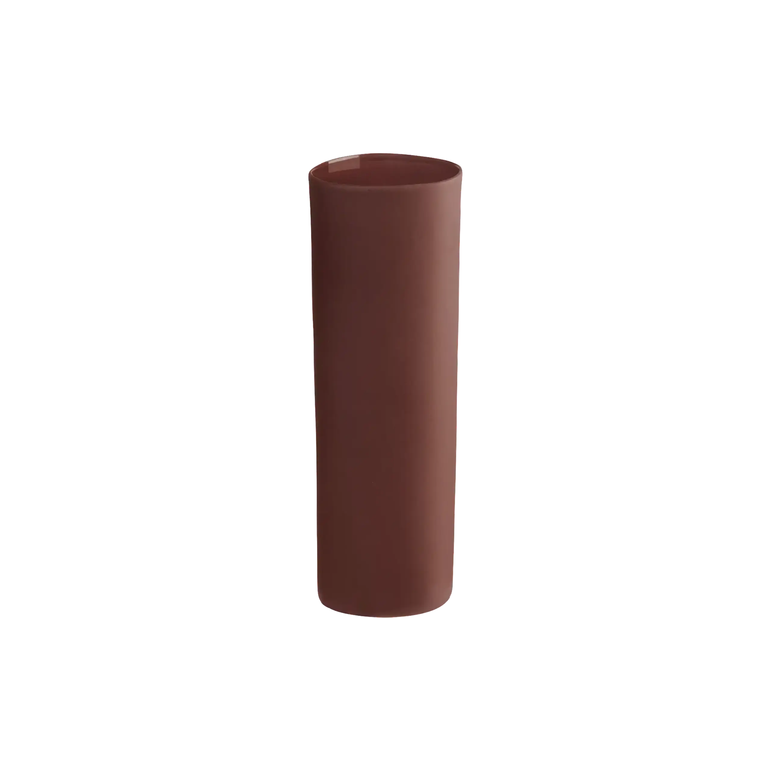 Vaza din ceramica 25cm Lines and Squares, bordo
