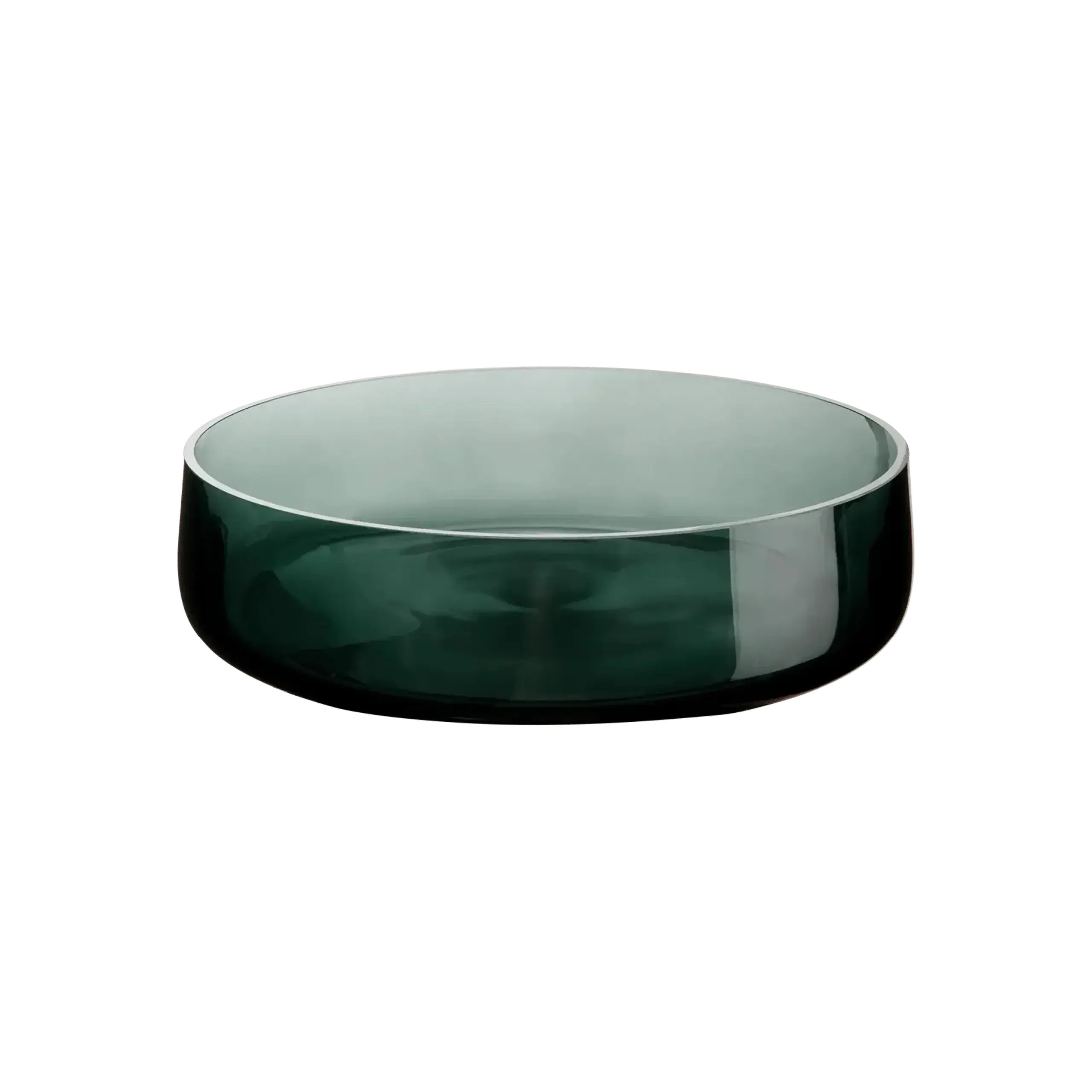 Bol din sticla verde 30cm Ajana
