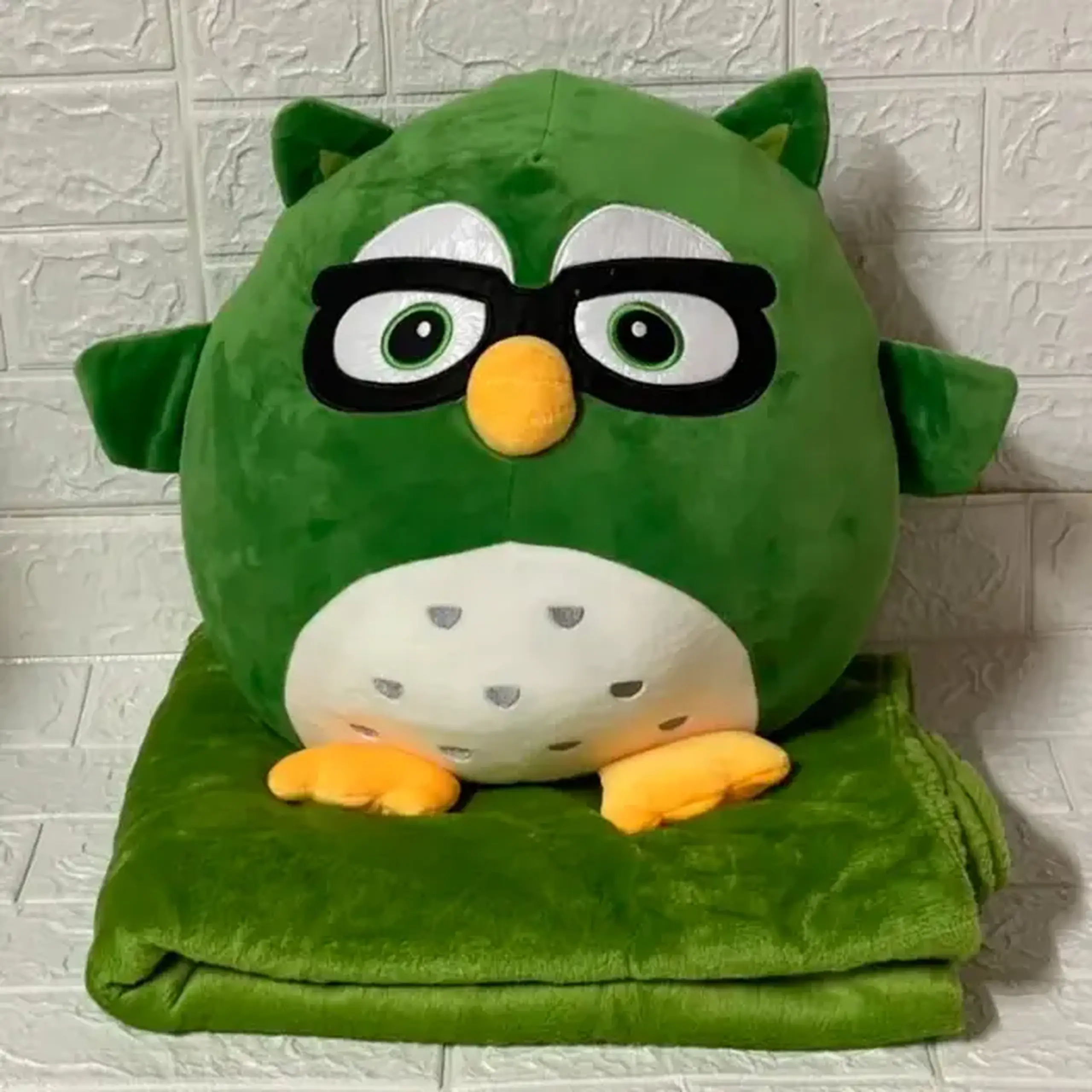 Jucarie moale cu patura "Bufnita" 35cm JR621181