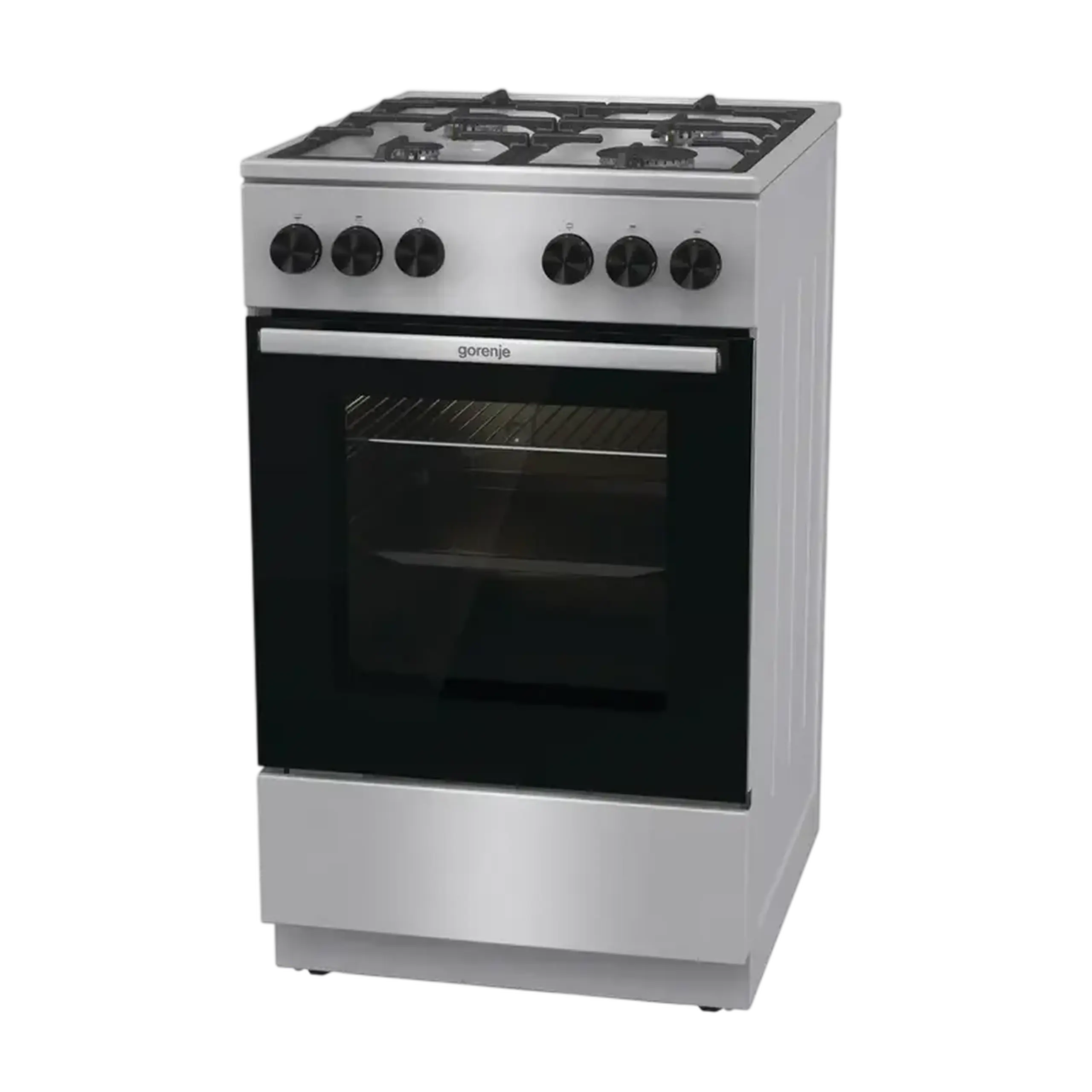 Plită pe gaz Gorenje GG5A11XF, Oțel inoxidabil