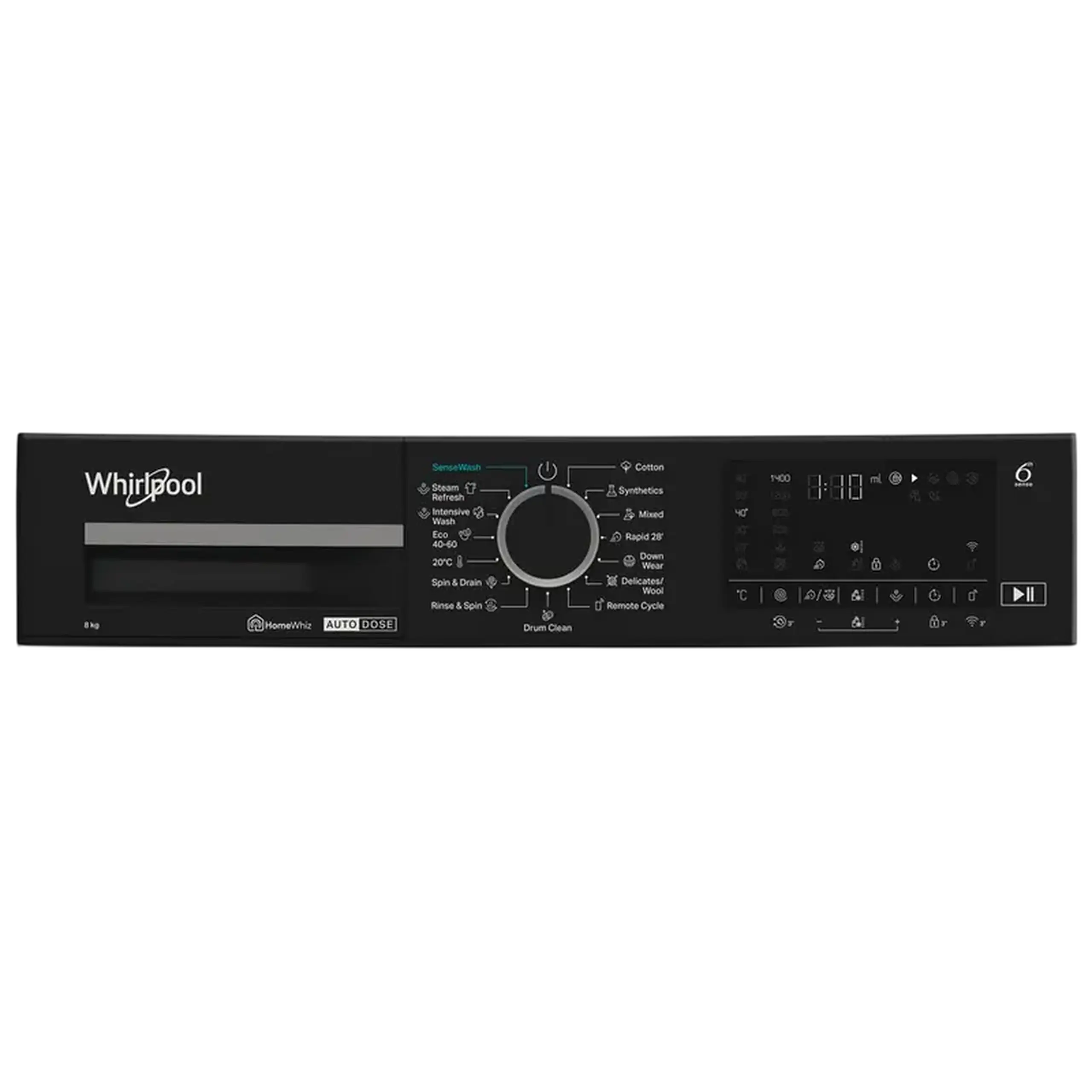 Mașină de spălat Whirlpool WPM 87W ADS EE, 8kg, Alb