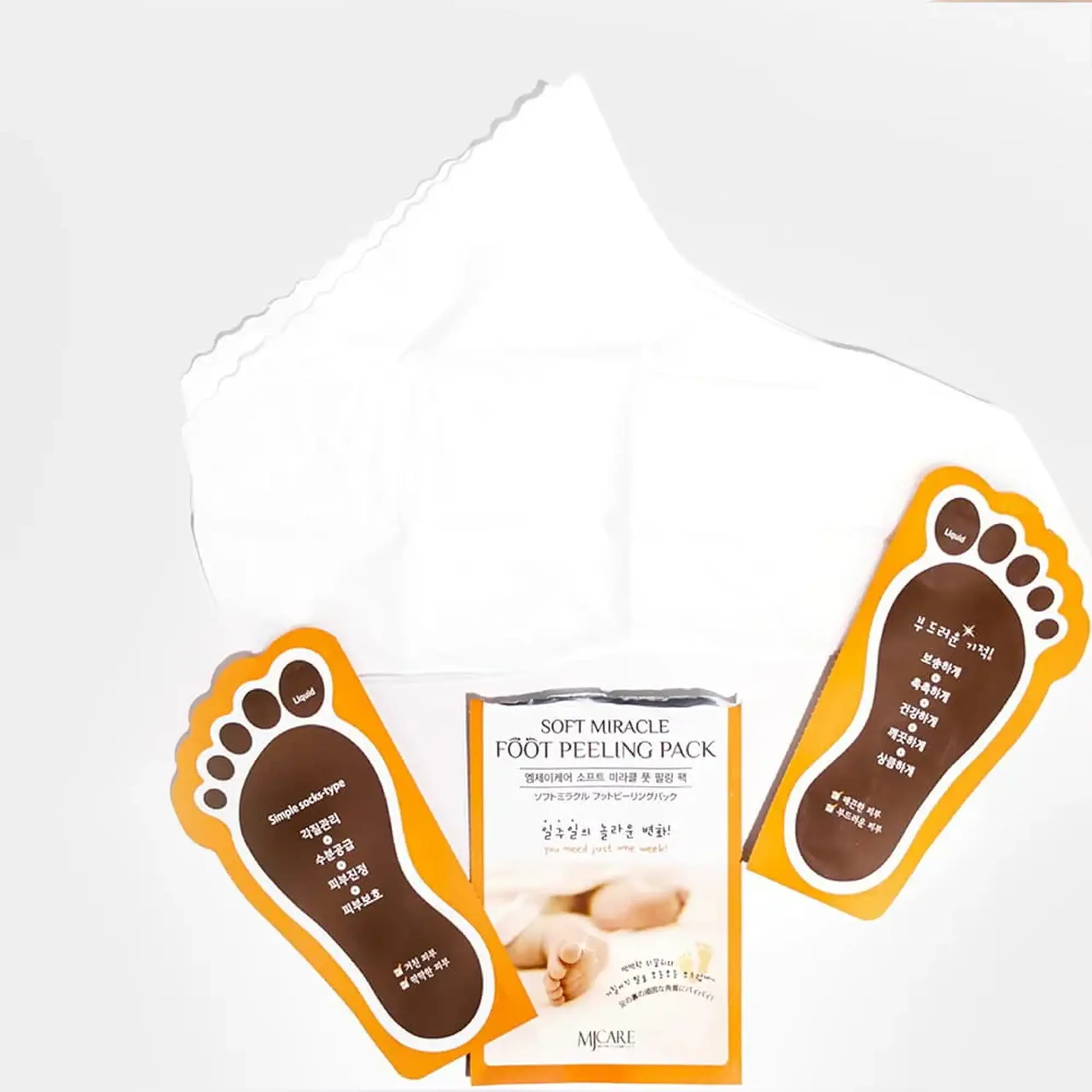 Masca-şosetele peeling MjCare Soft Foot Peeling Pack