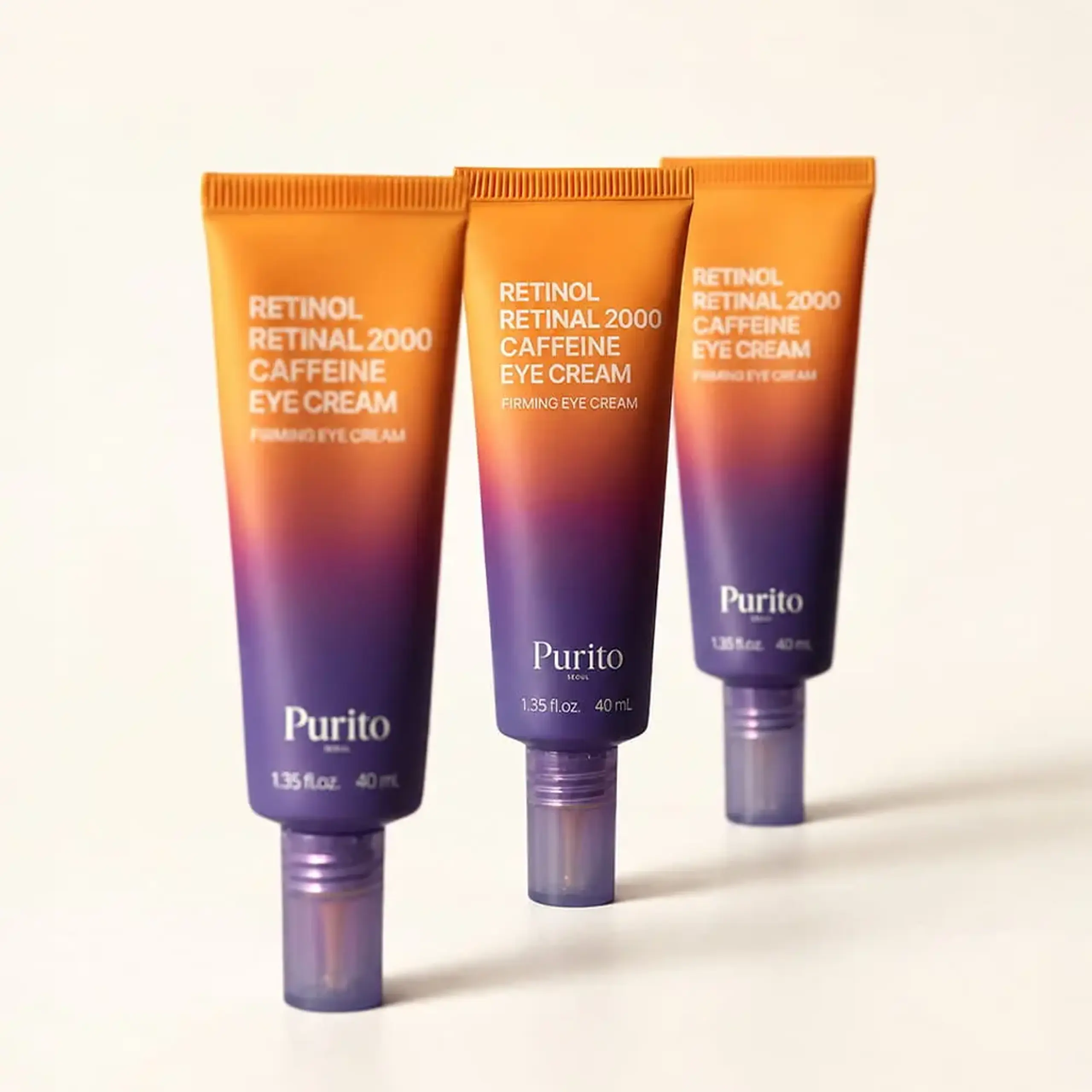 Cremă anti-age pentru ochi Purito Seoul Retinol Retinal 2000 Caffeine Eye Cream 40 ml