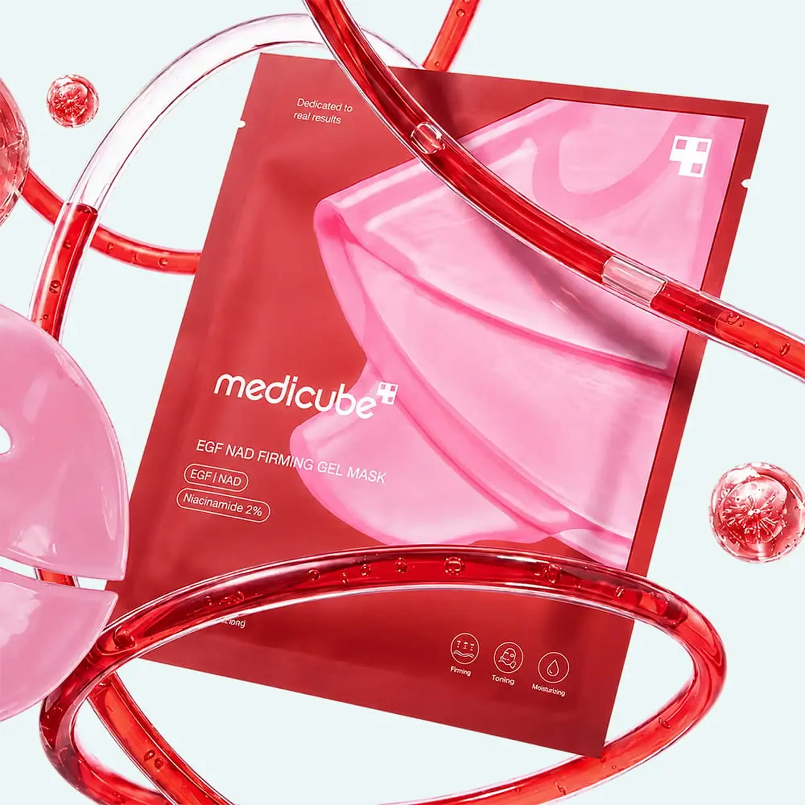 Mască hidrogel pentru fermitate Medicube EGF NAD Firming Gel Mask 28g