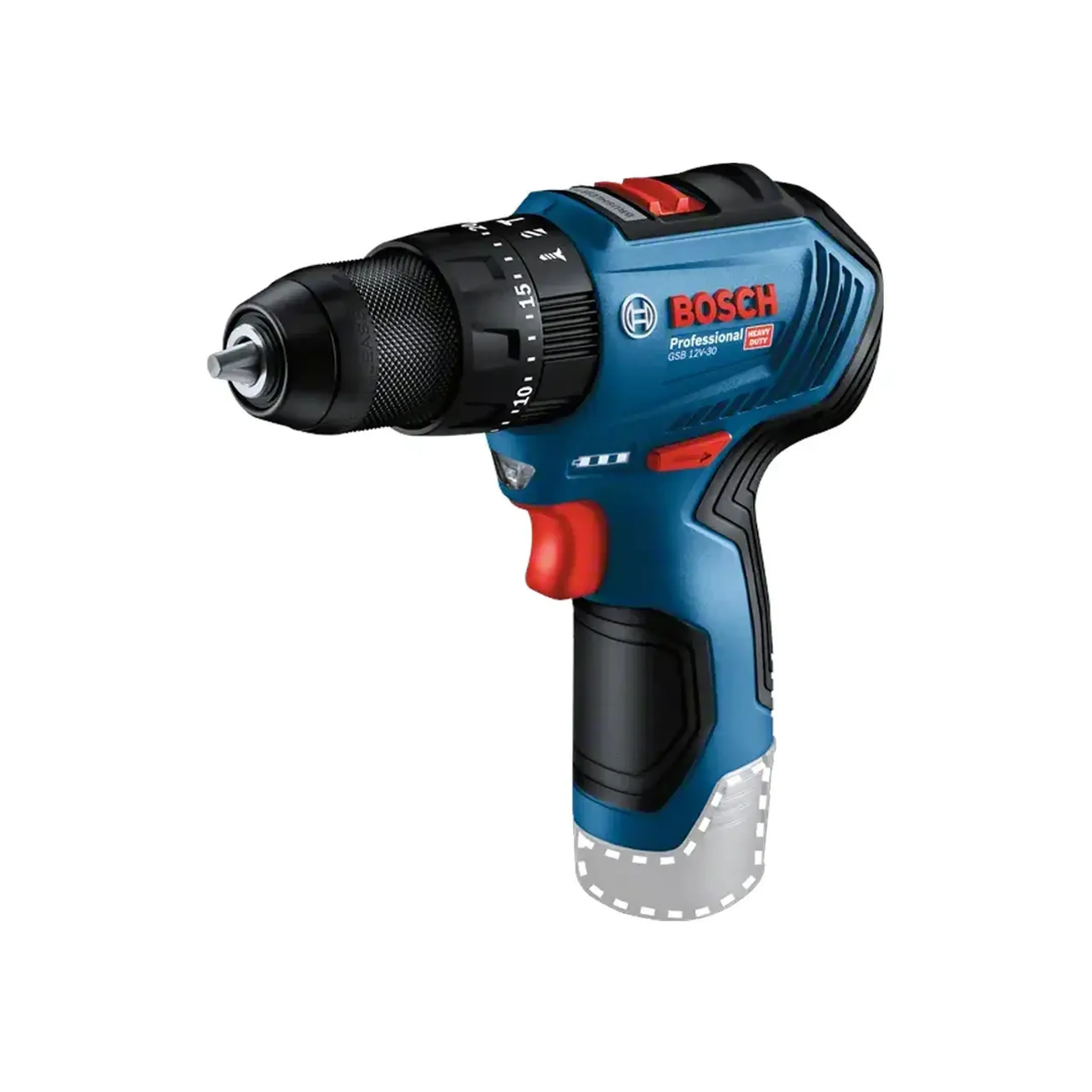 Mașină de găurit cu percuție pe acumulator (fără acumulator) GSB 12V-30 12 V 24000 percuții/min Bosch