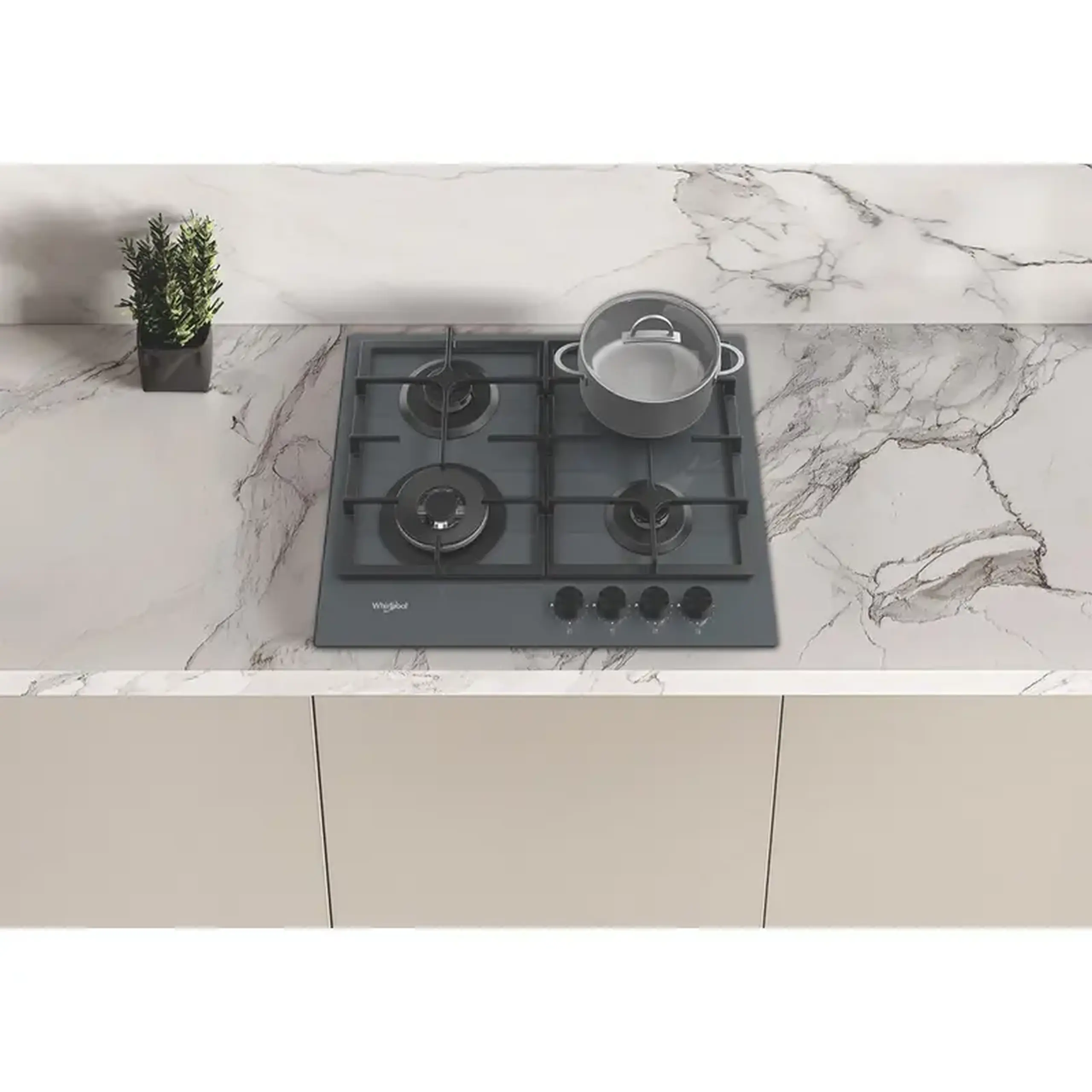 Plită pe gaz Whirlpool GOFL 629/ST EE, Negru