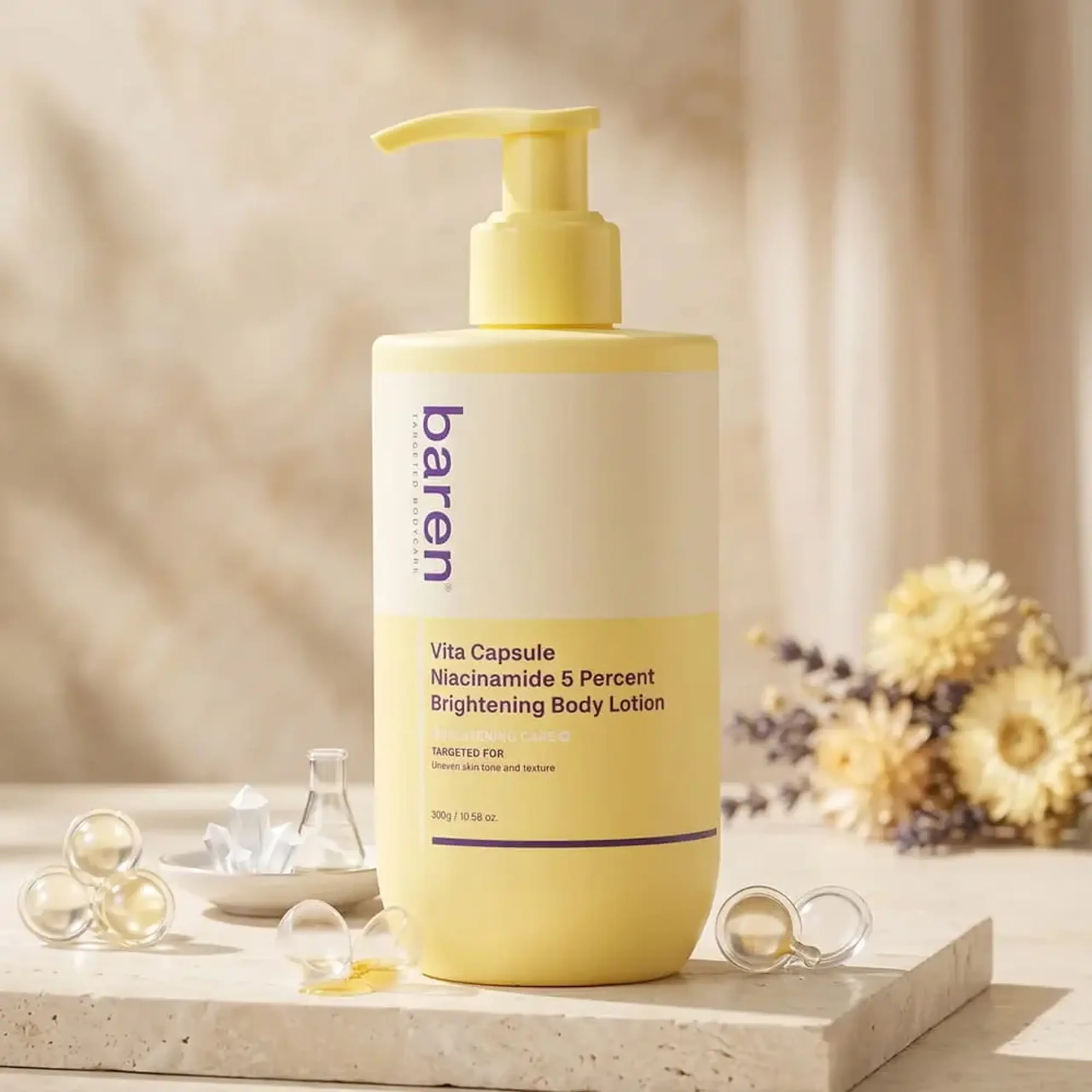 Loțiune de corp Baren Vita Capsule Niacinamide 5% Brightening Body Lotion 300 g