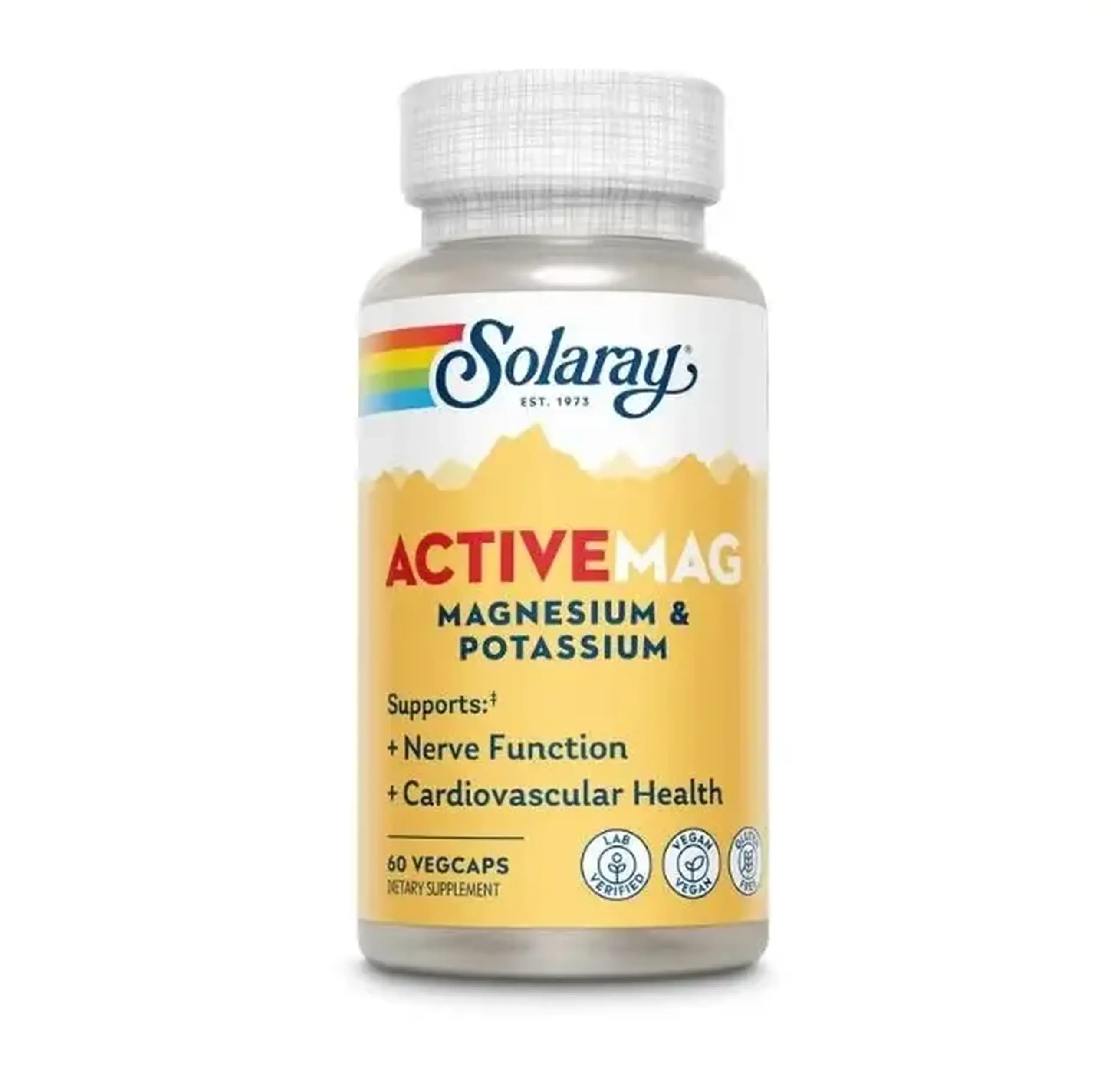 Solaray, ActiveMag Magnesium & Potassium, 60 VegCaps