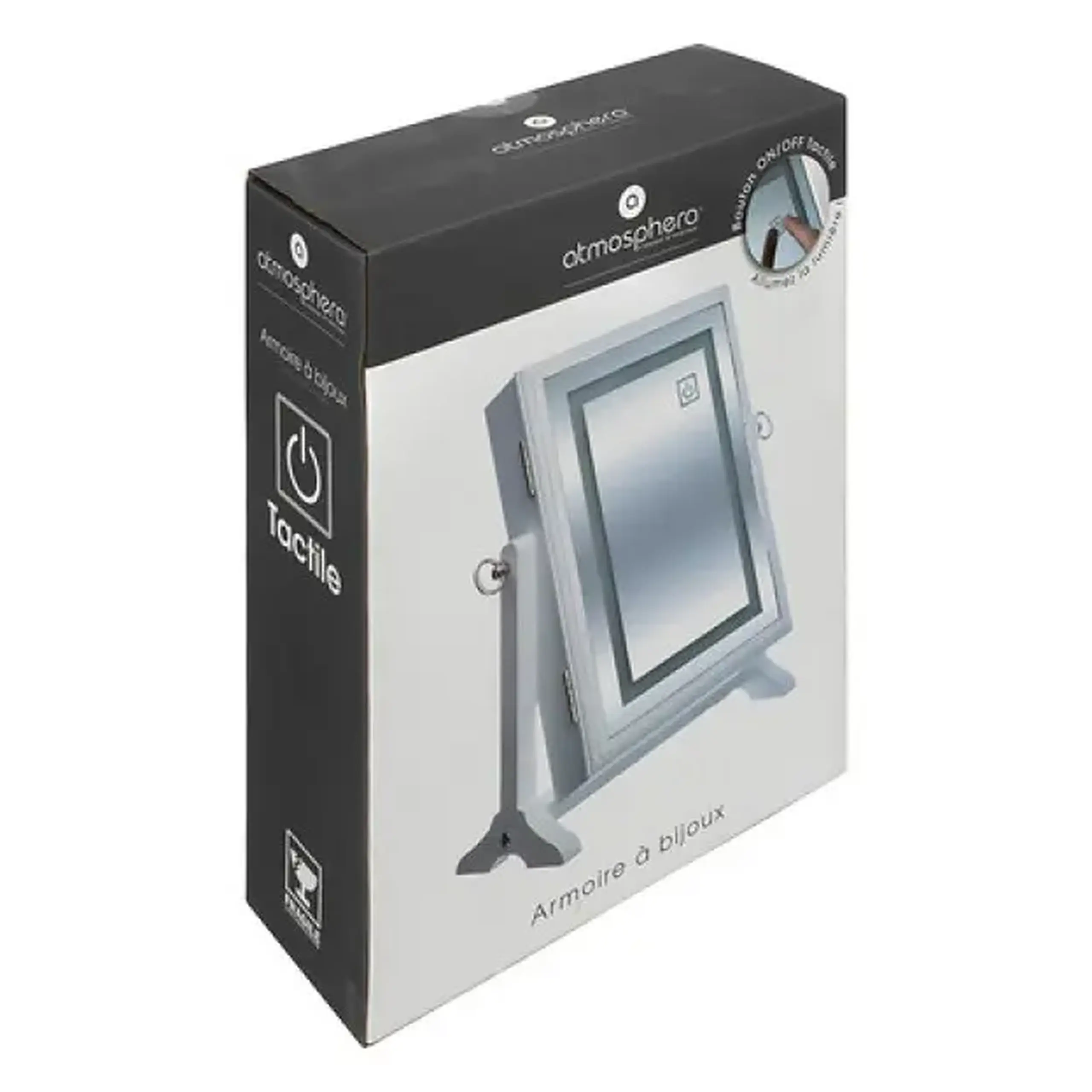 Cutie pentru bijuterii cu oglindă LED H36