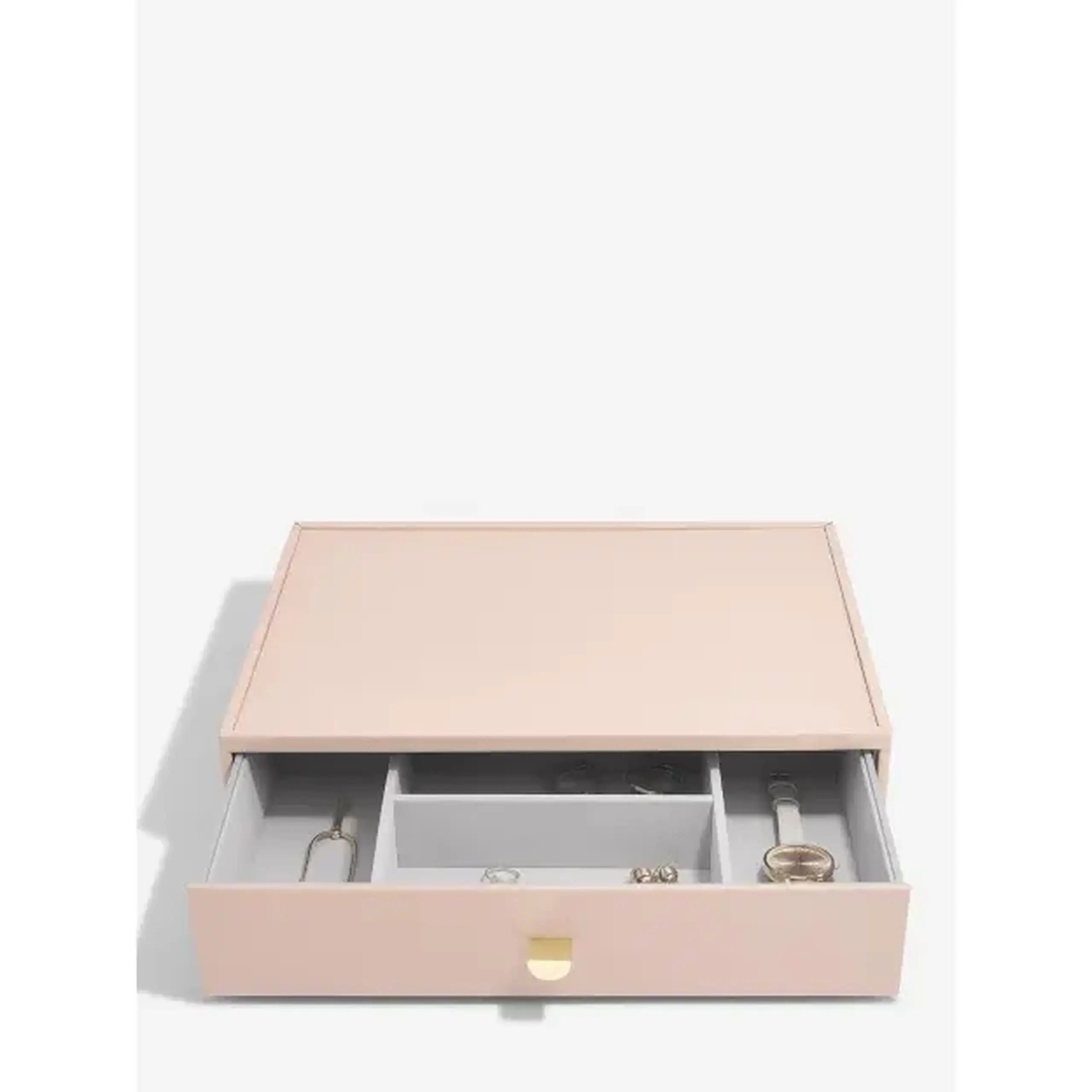Set 3 cutii pentru bijuterii SUPERSIZE roz/ivory
