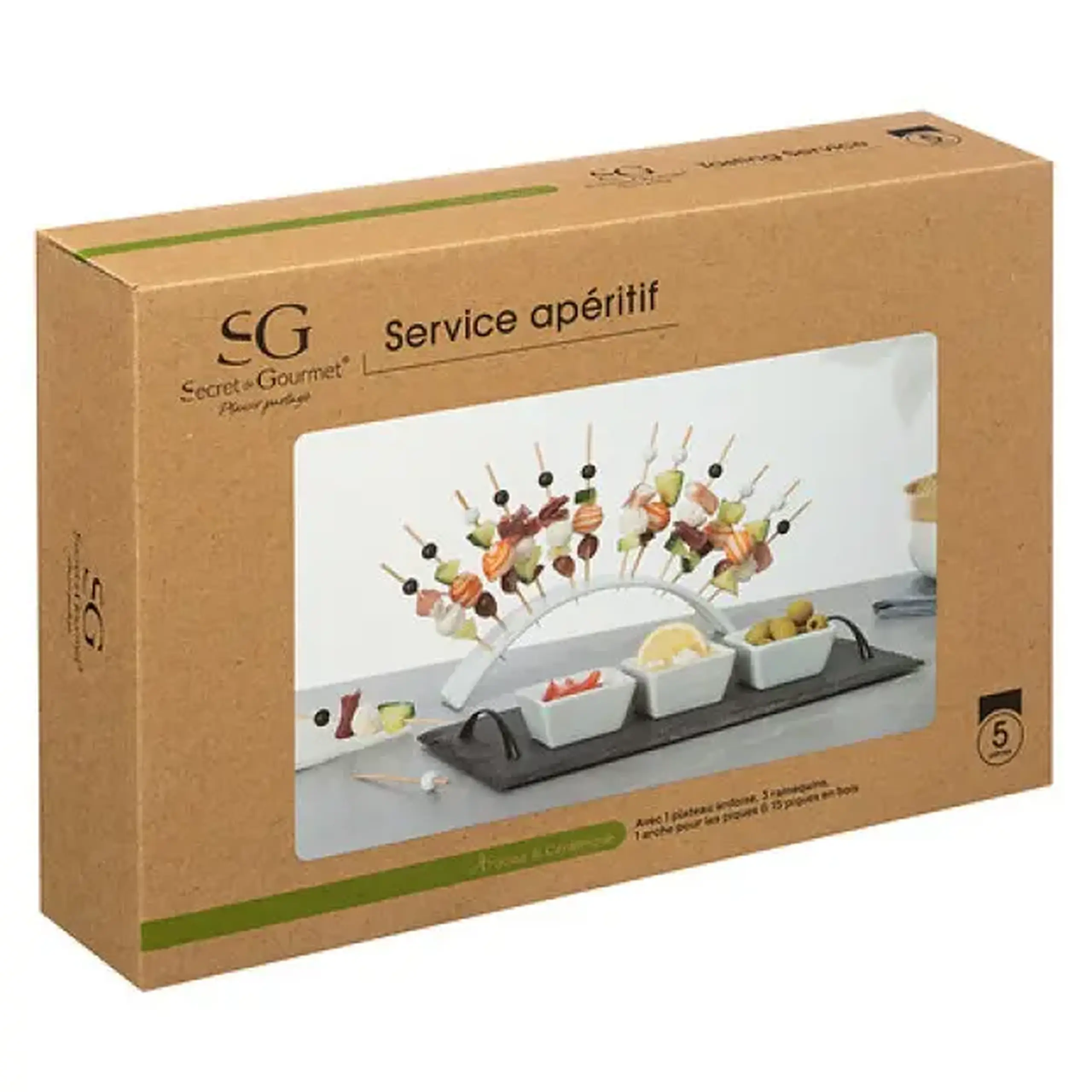 Set aperitiv 5 buc. ARDOISE