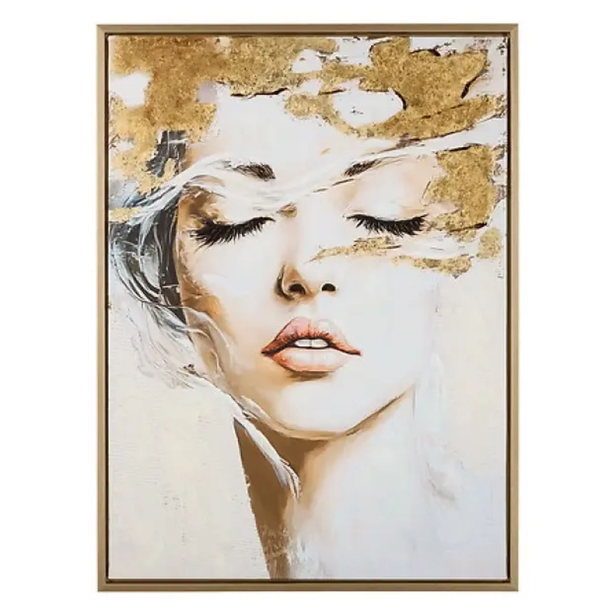 Tablou pe pânză pictată Cléo, 58 cm