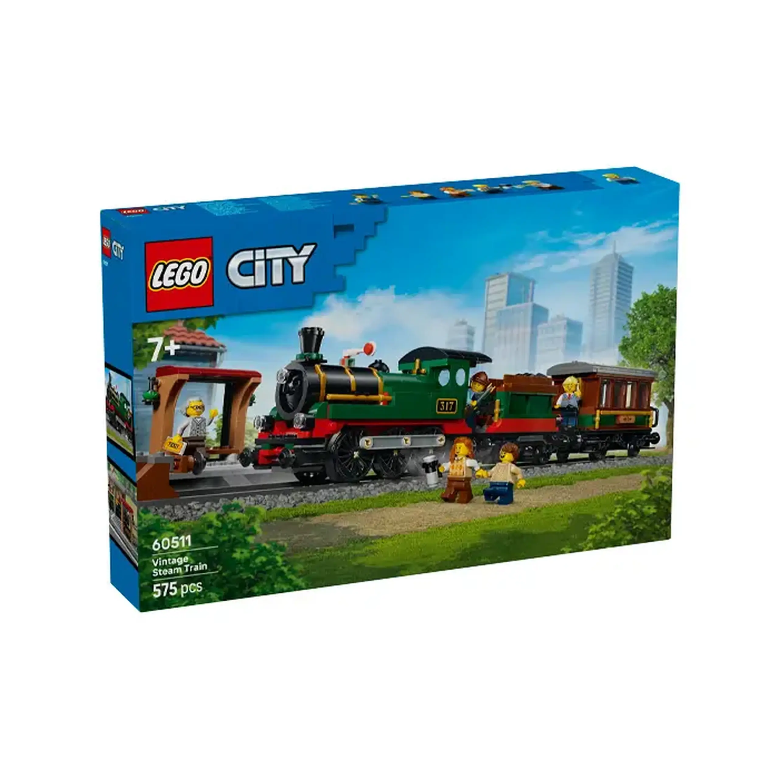 Lego City Tren cu aburi vintage 60511