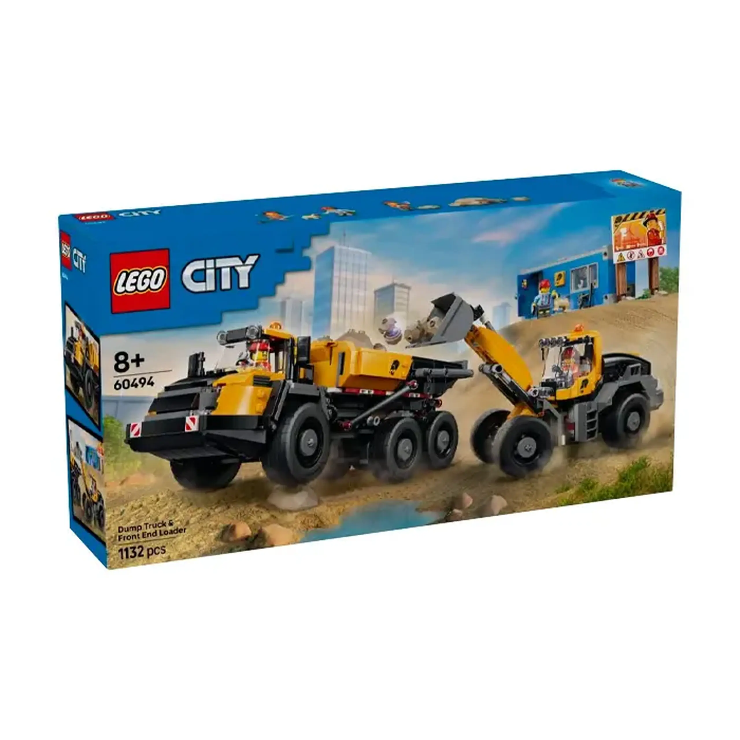 Lego City Camion basculant si incarcator frontal 60494