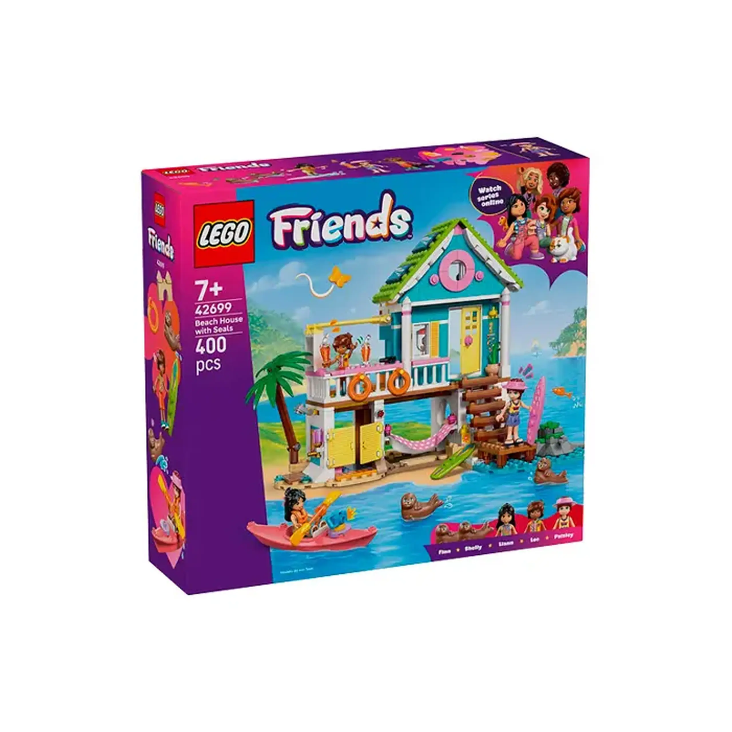 Lego Friends Casa pe plaja cu foci 42699