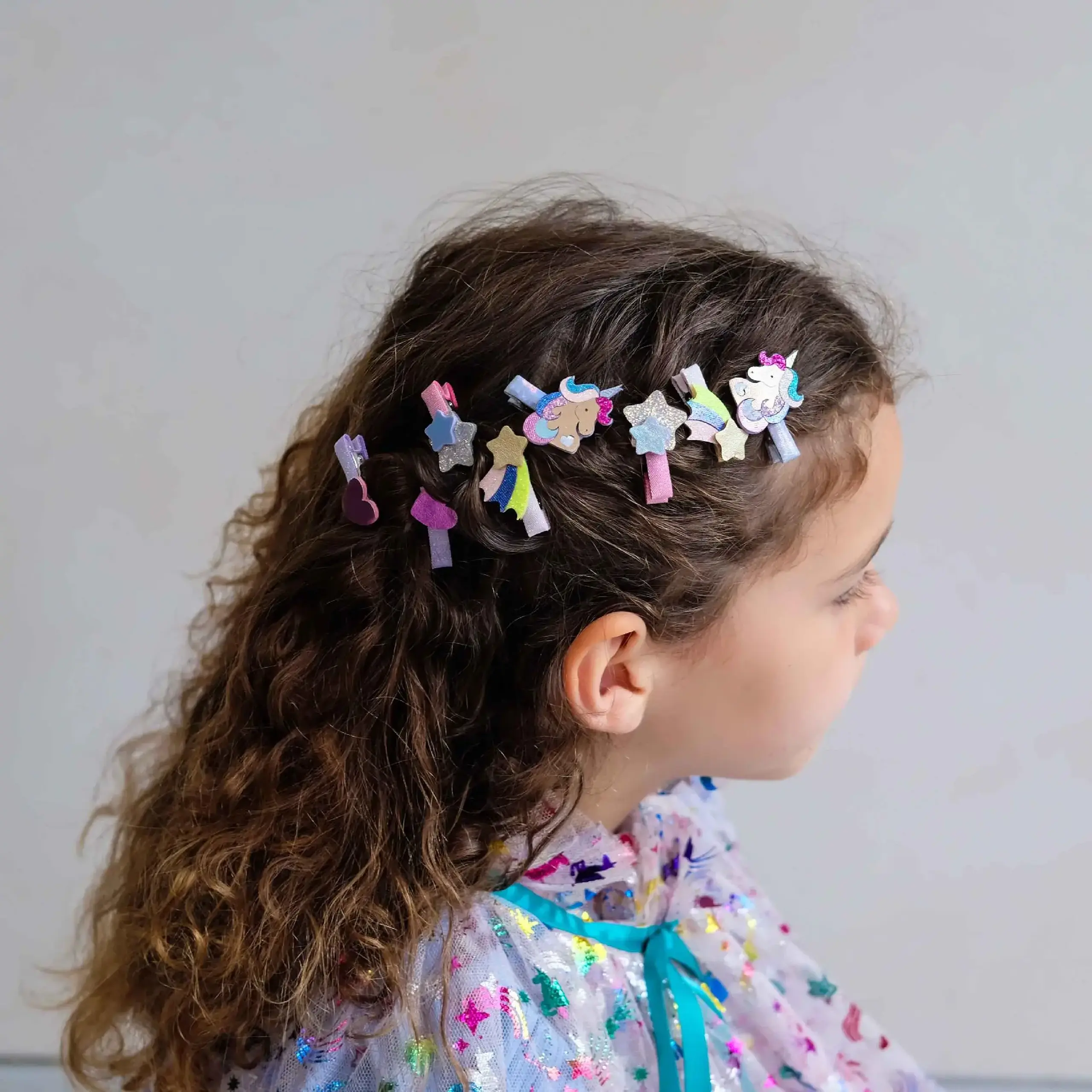 Set de 8 agrafe de păr Unicornland — Mimi & Lula