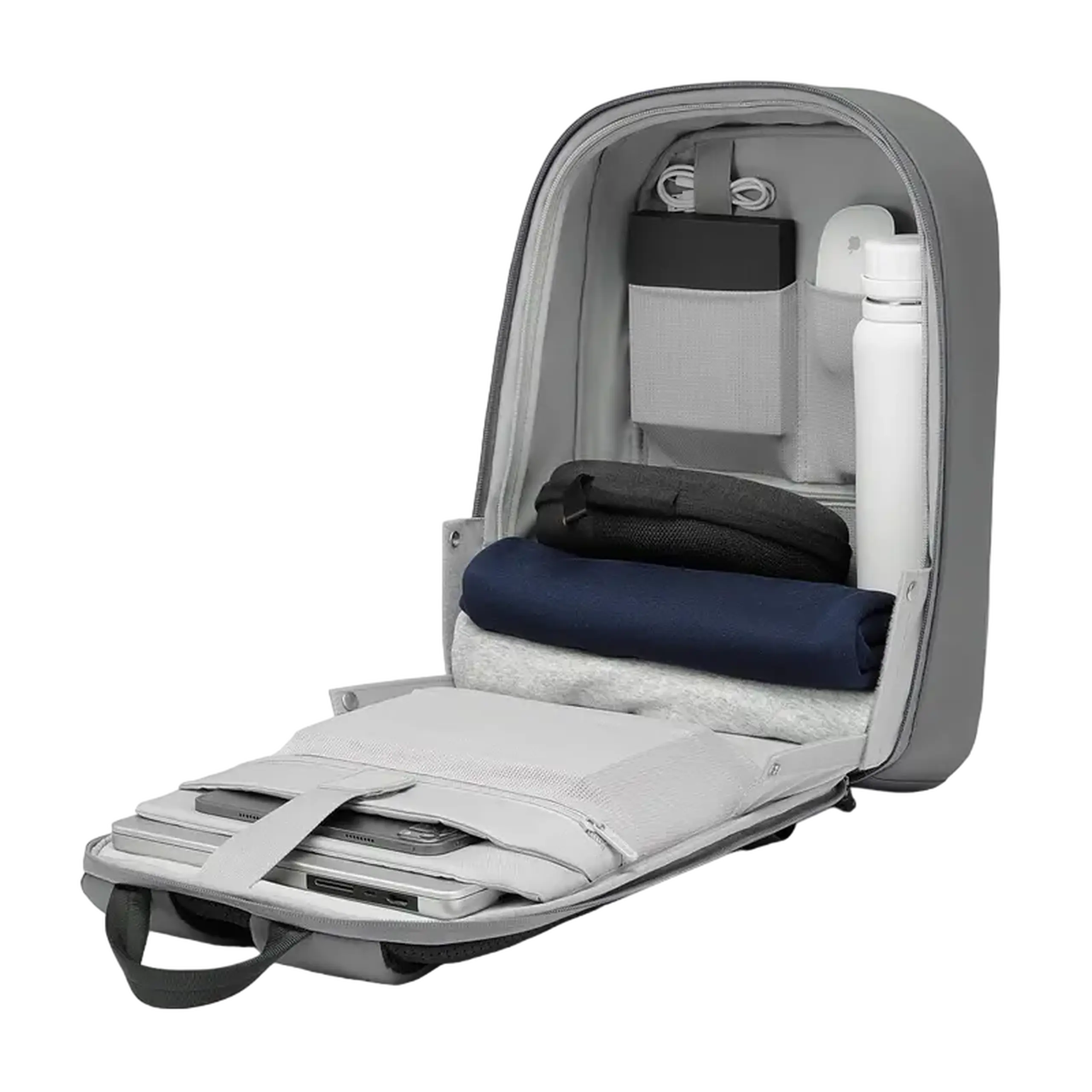Rucsac Bobby Edge, antifurt, P706.2502 pentru Laptop de 15,6" și genți de oraș, gri