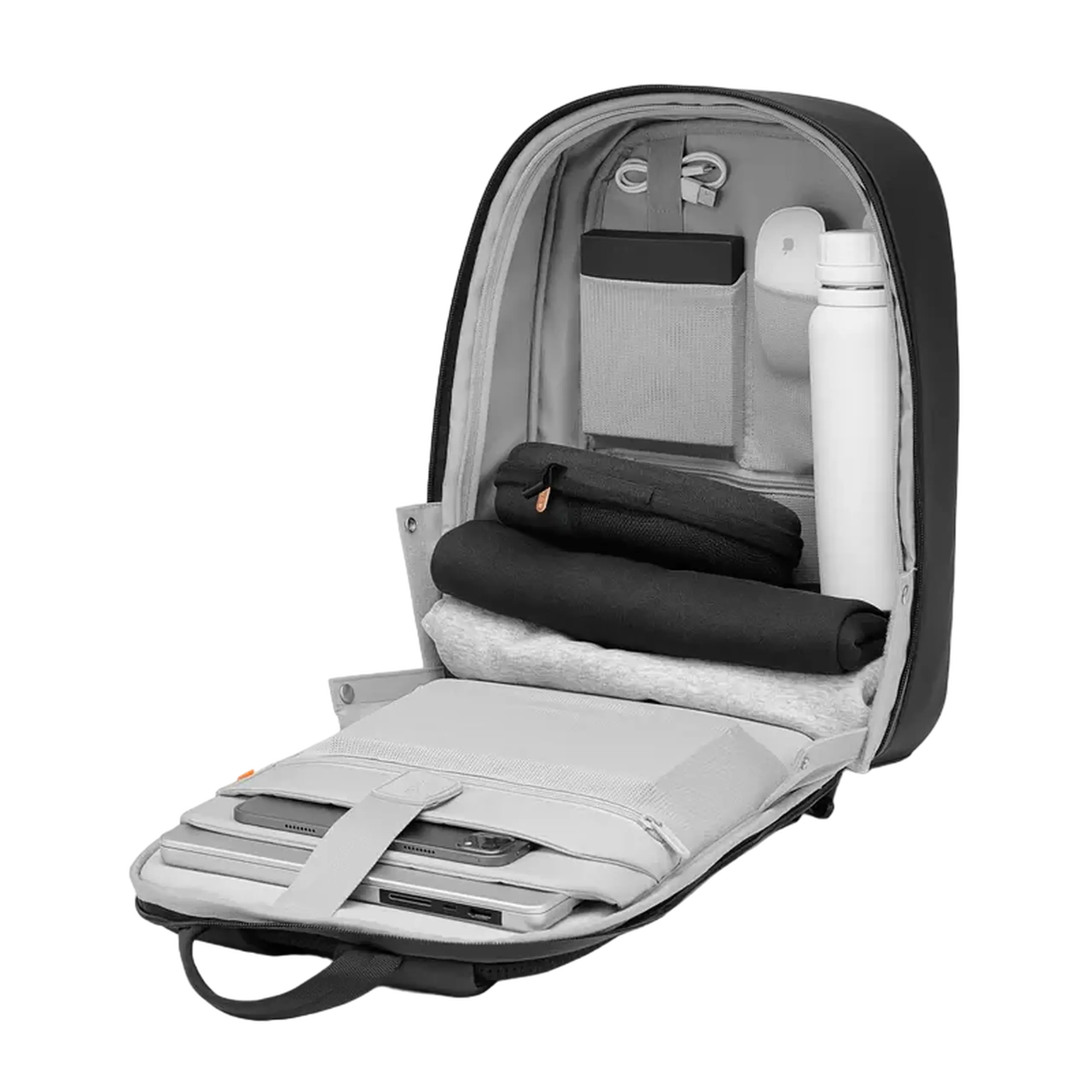 Rucsac Bobby Edge, antifurt, P706.2501 pentru Laptop de 15,6" și genți de oraș, negru
