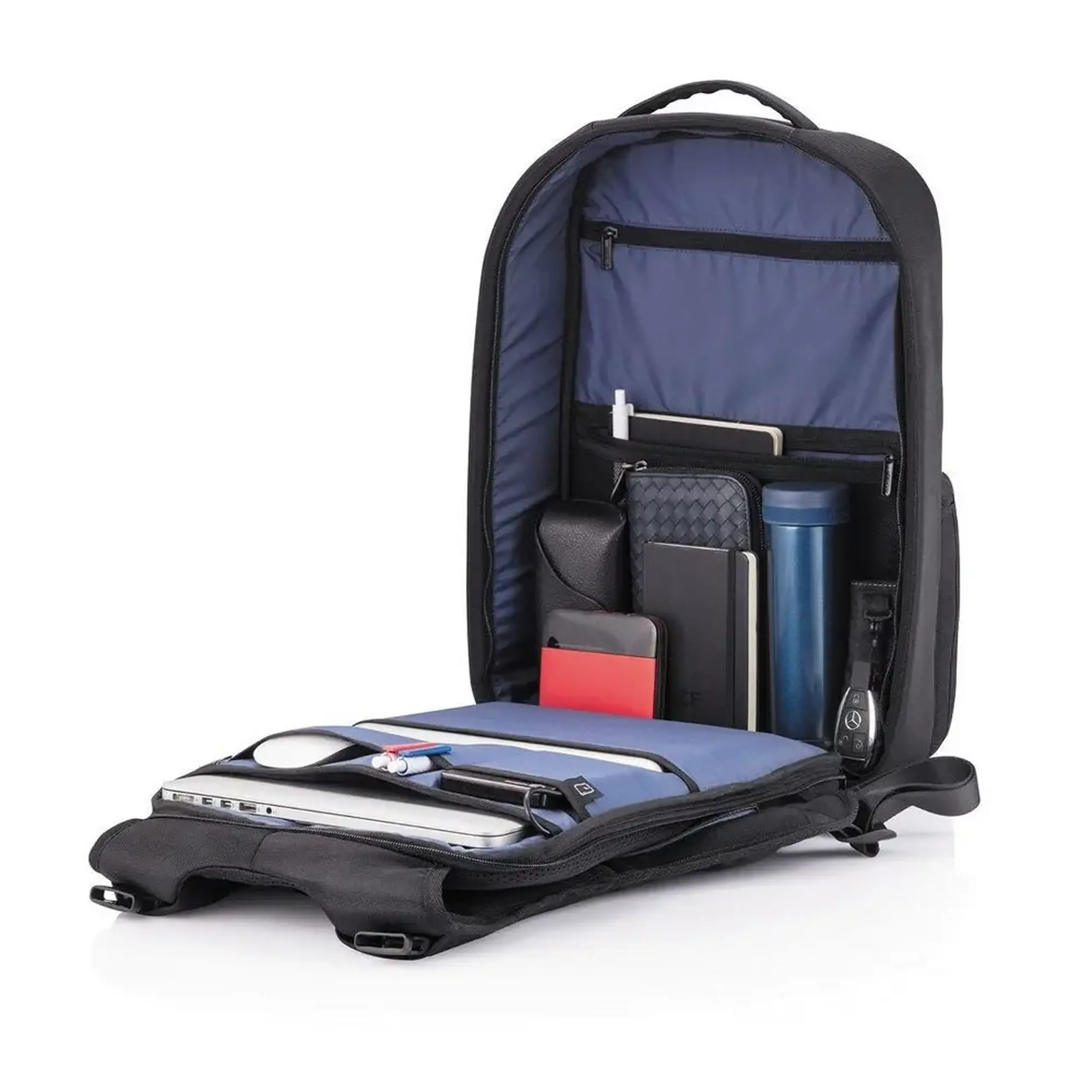 Rucsac pentru Laptop XD-Design Flex Gym, 15.6", Textil, Negru