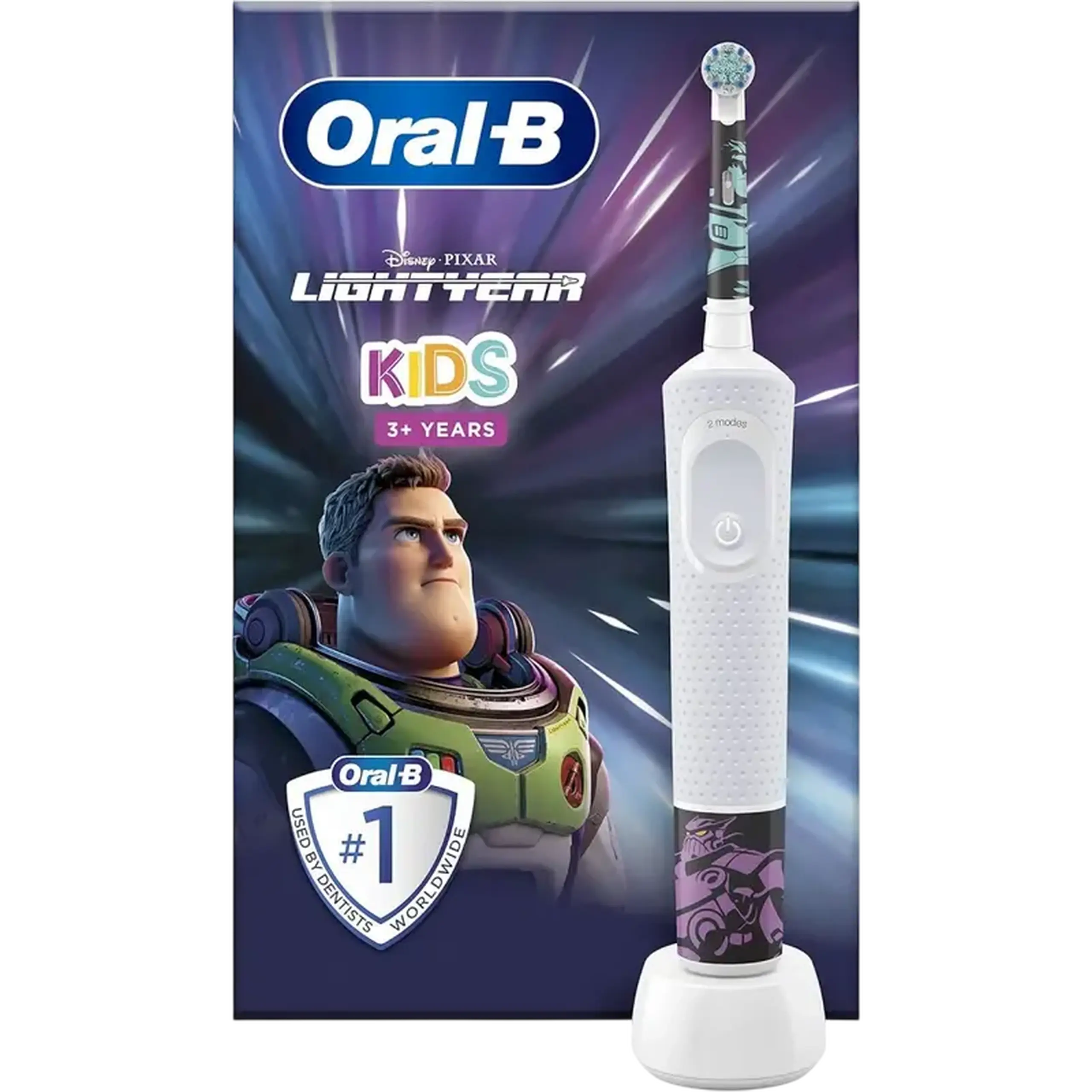 Periuță de dinți electrică Braun Oral-B Vitality Kids Lightyear, Gri