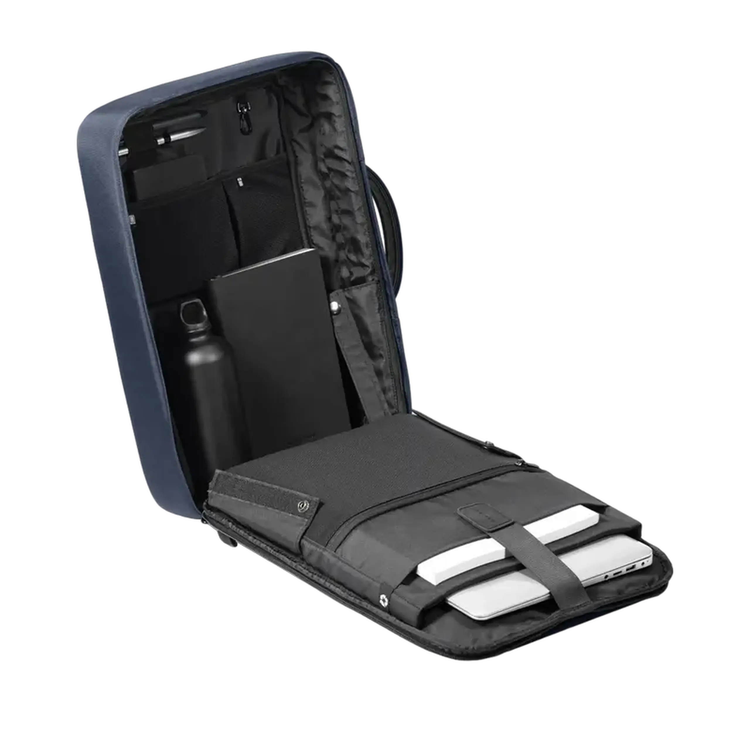 Rucsac și Servietă Bobby Bizz 2.0, 15.6", Bleumarin