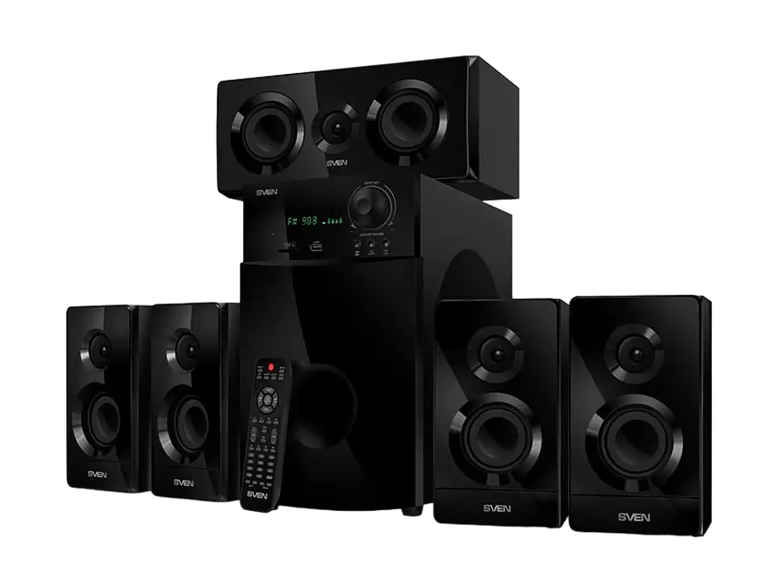 Sistem audio SVEN HT-210, Negru
