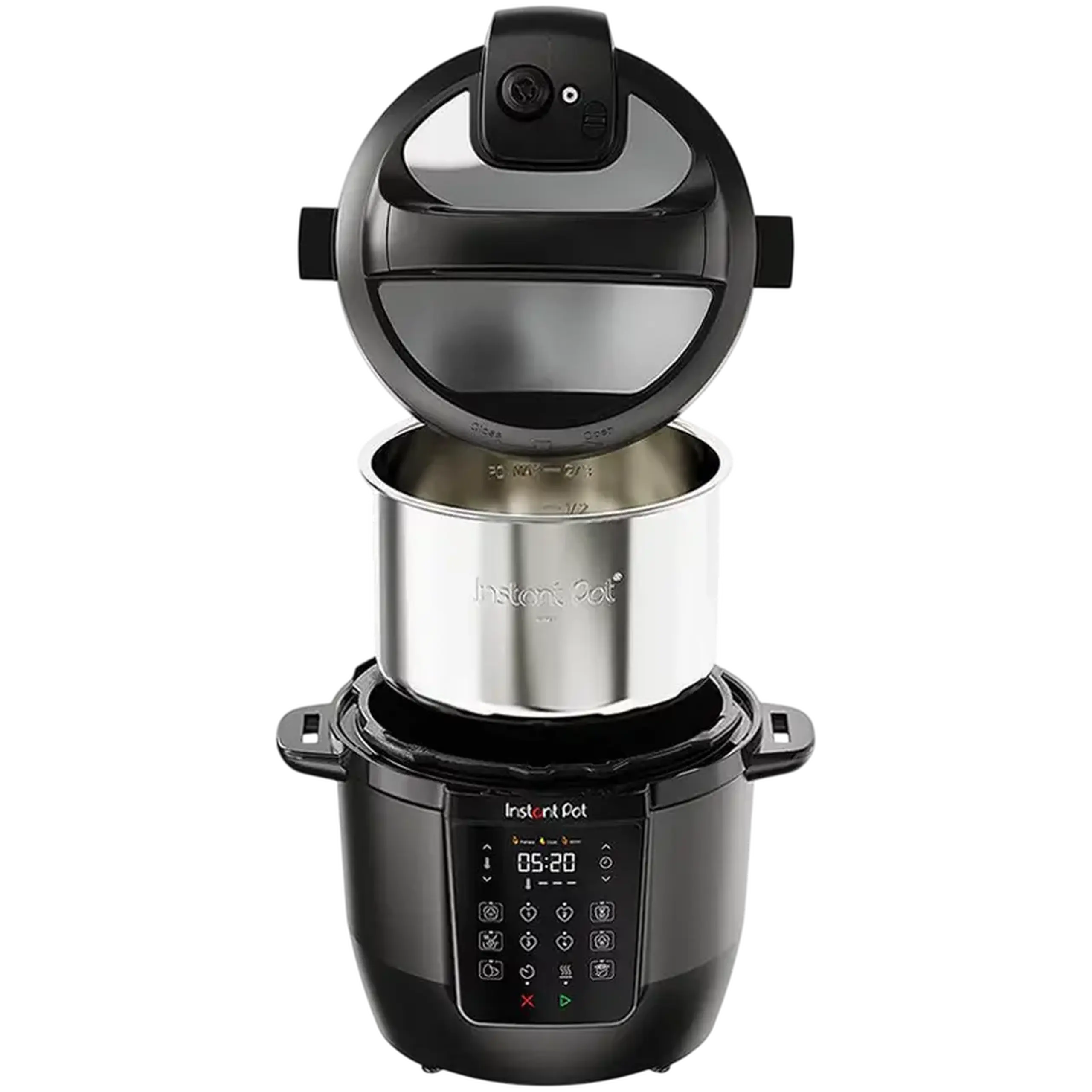 Aparat de gătit multifuncțional sub presiune Instant Pot Classic 6QT, Negru