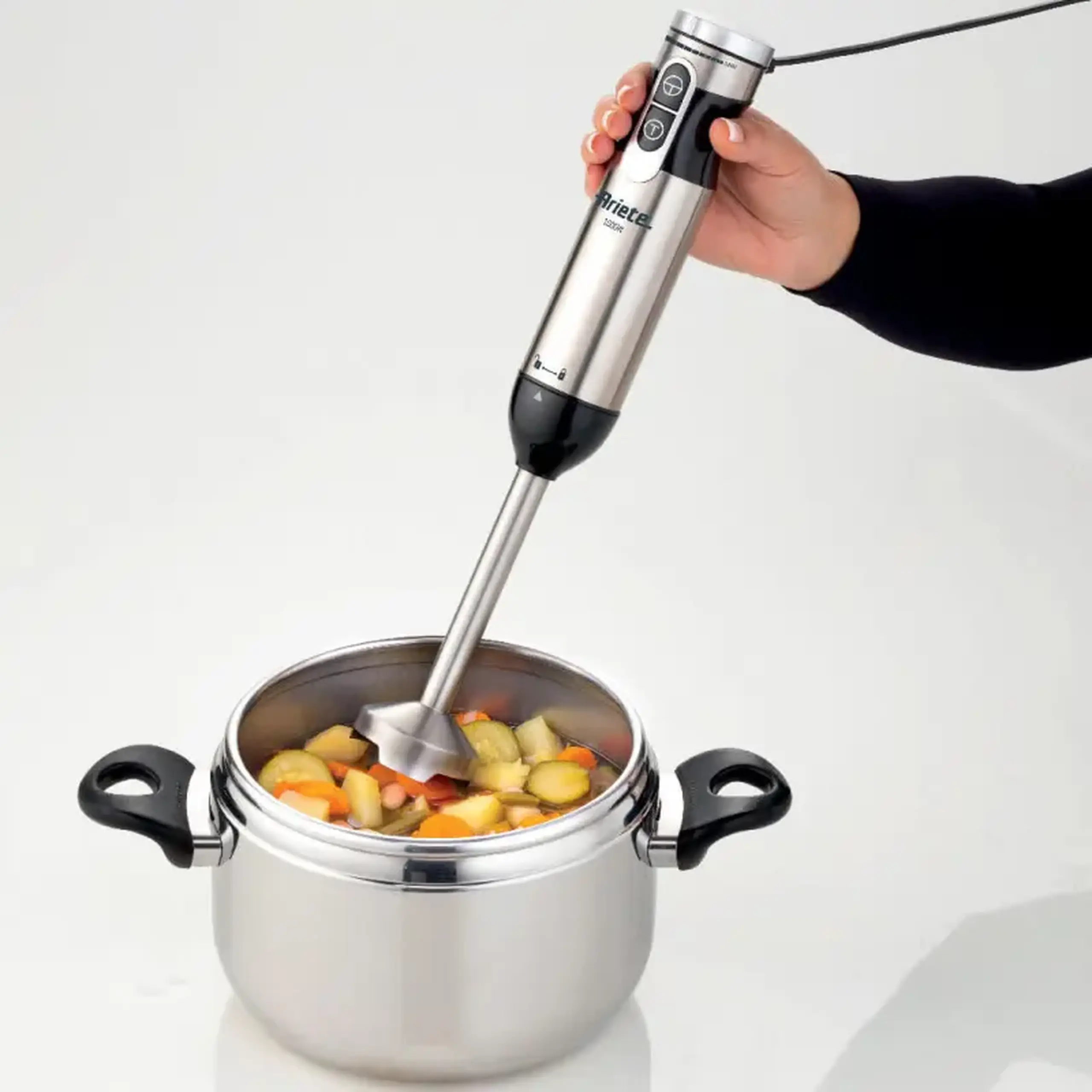 Blender de mână Ariete 898, Oțel inoxidabil