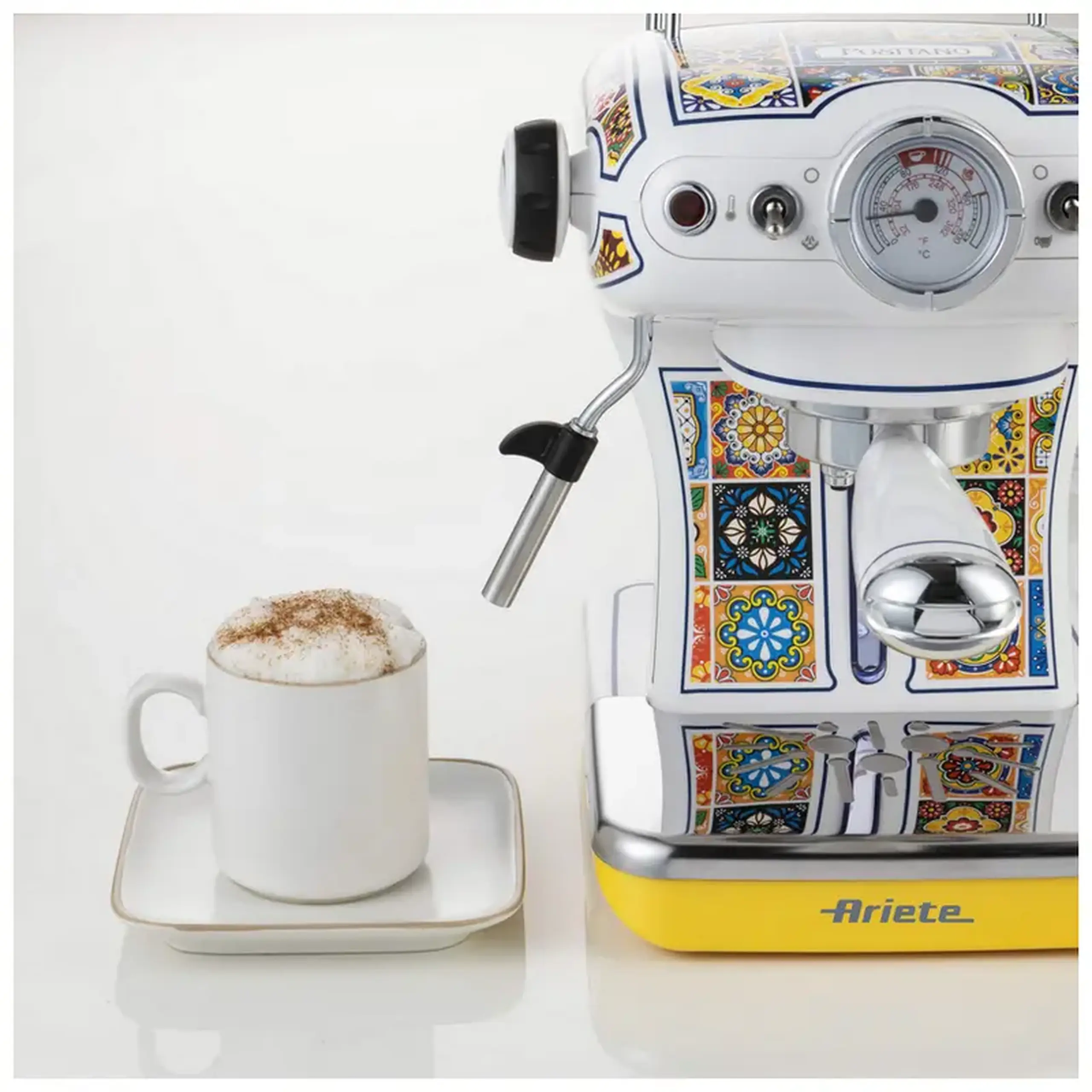 Cafetiera manuala Ariete Positano, 850W, Multicolor
