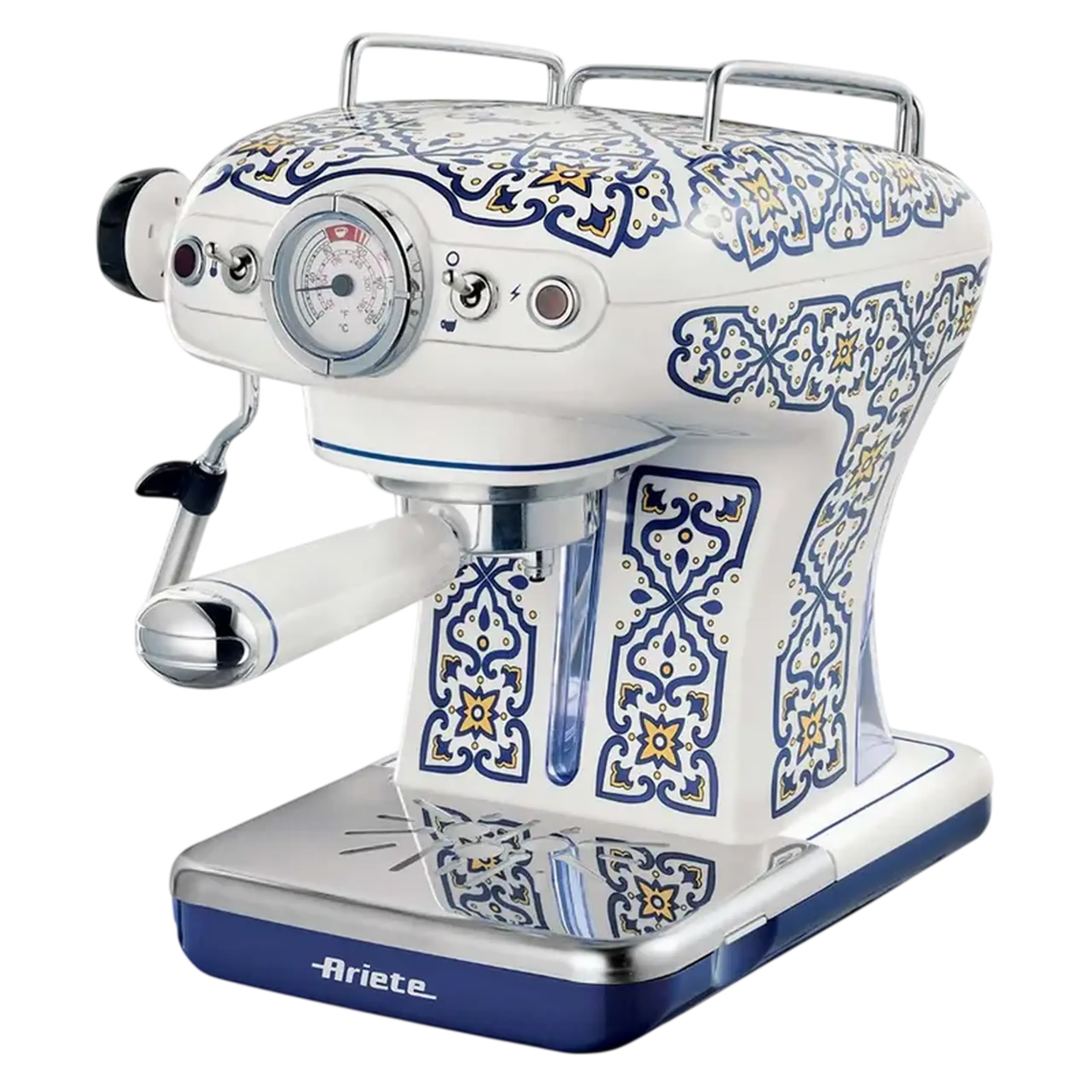 Cafetiera manuala Ariete Capri, 850W, Alb