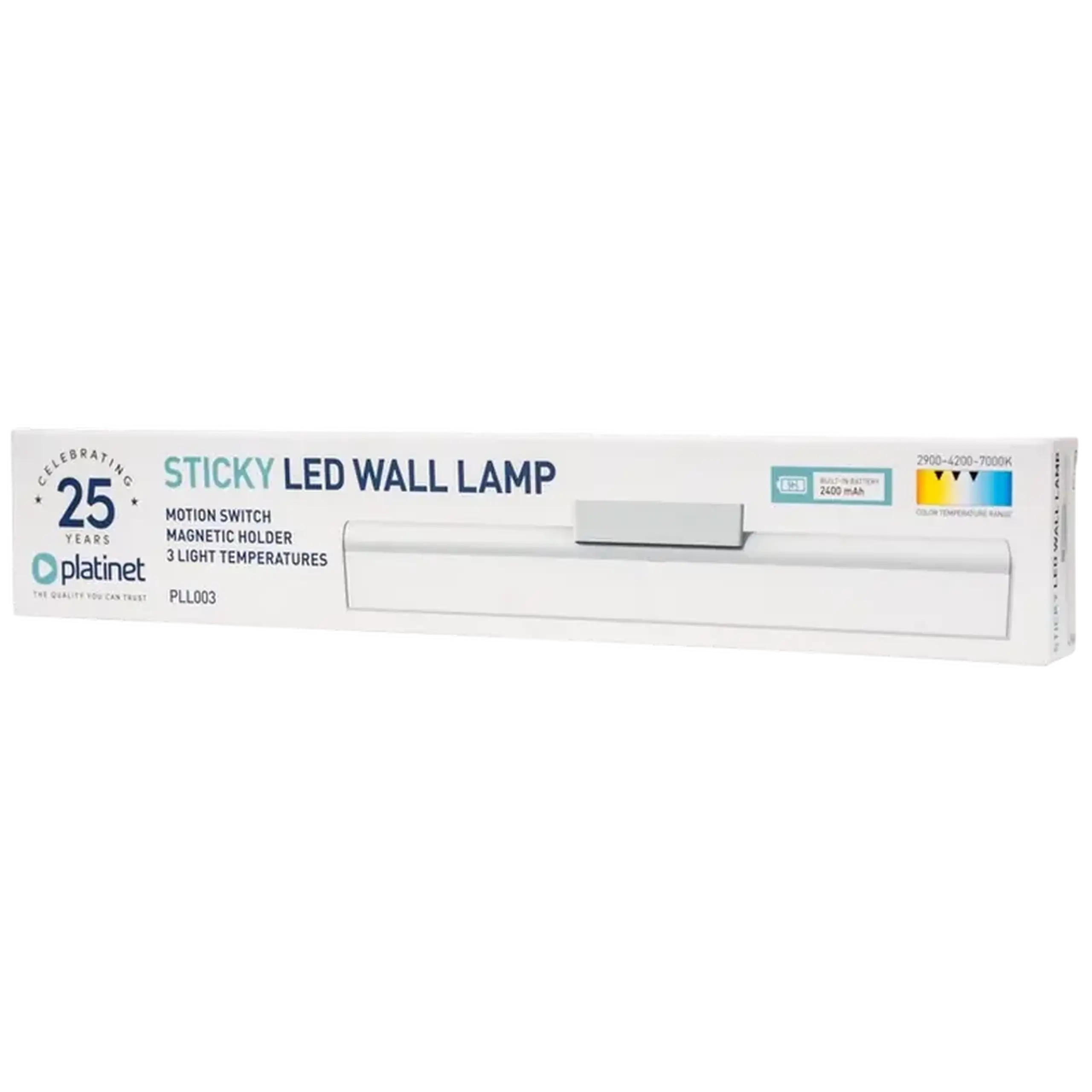 Lampă de noapte Platinet PLL003, Alb