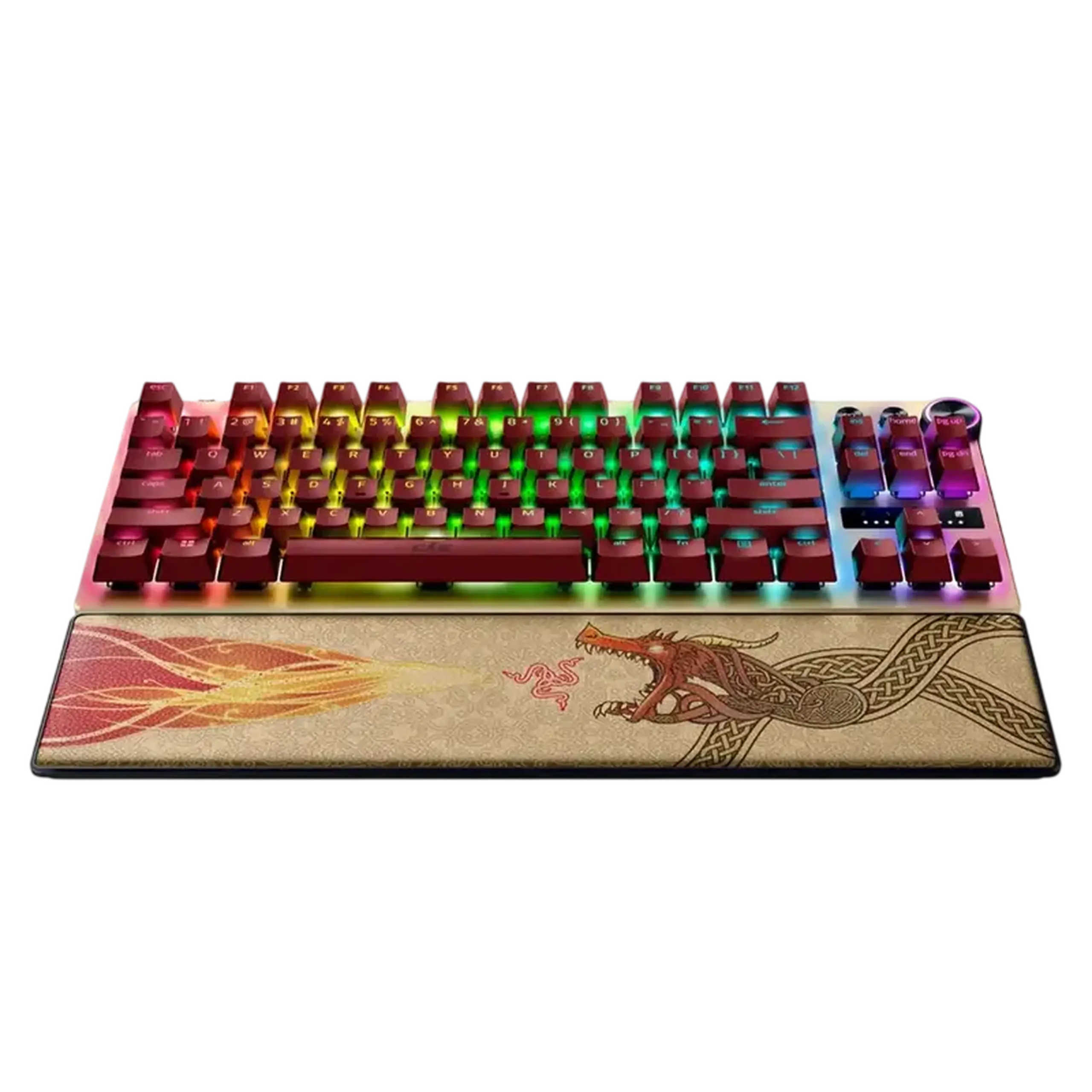 Tastatură Razer Huntsman V3 Pro TKL Counter-Strike 2, Cu fir, Auriu