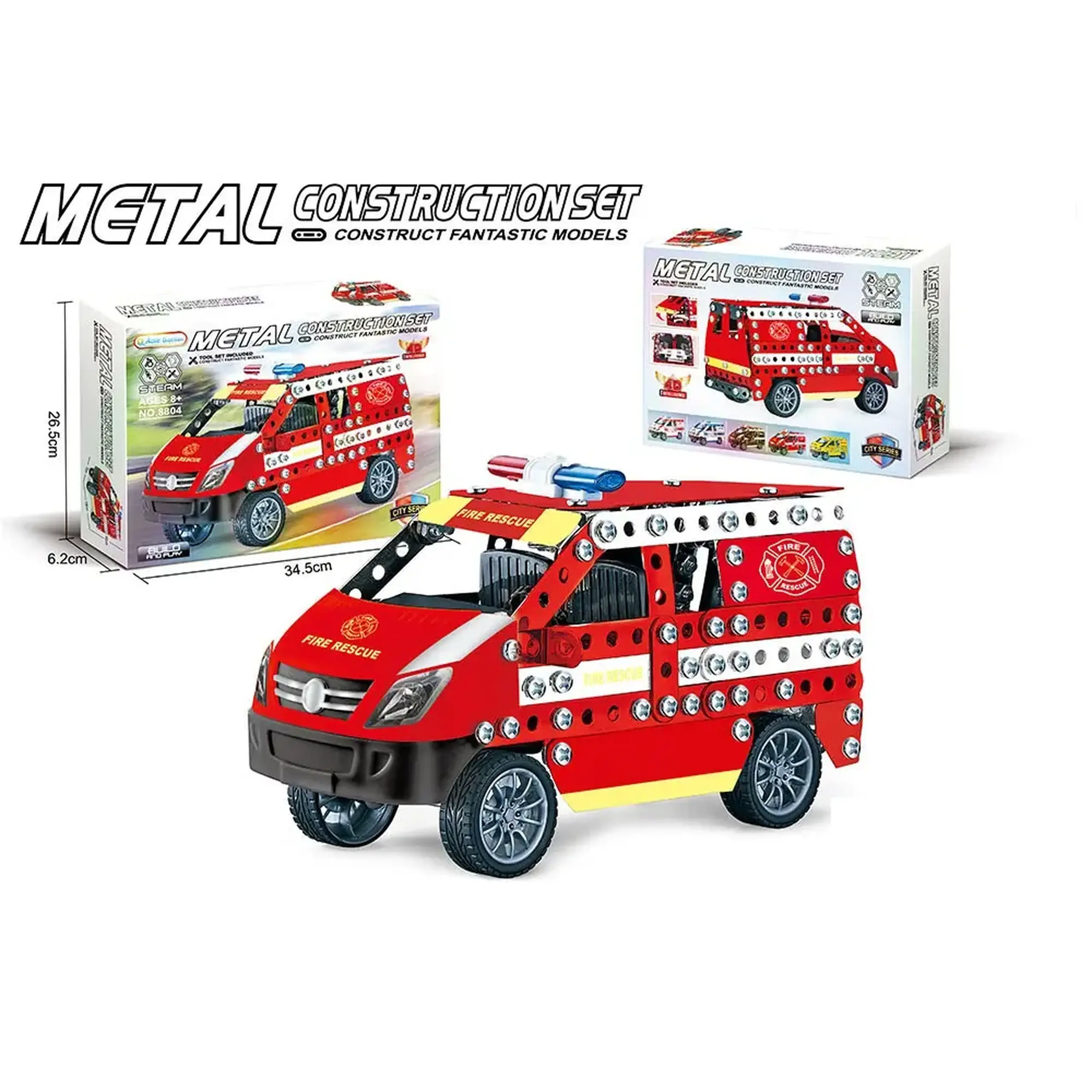 Constructor din metal 314pcs (instructiune in romana)