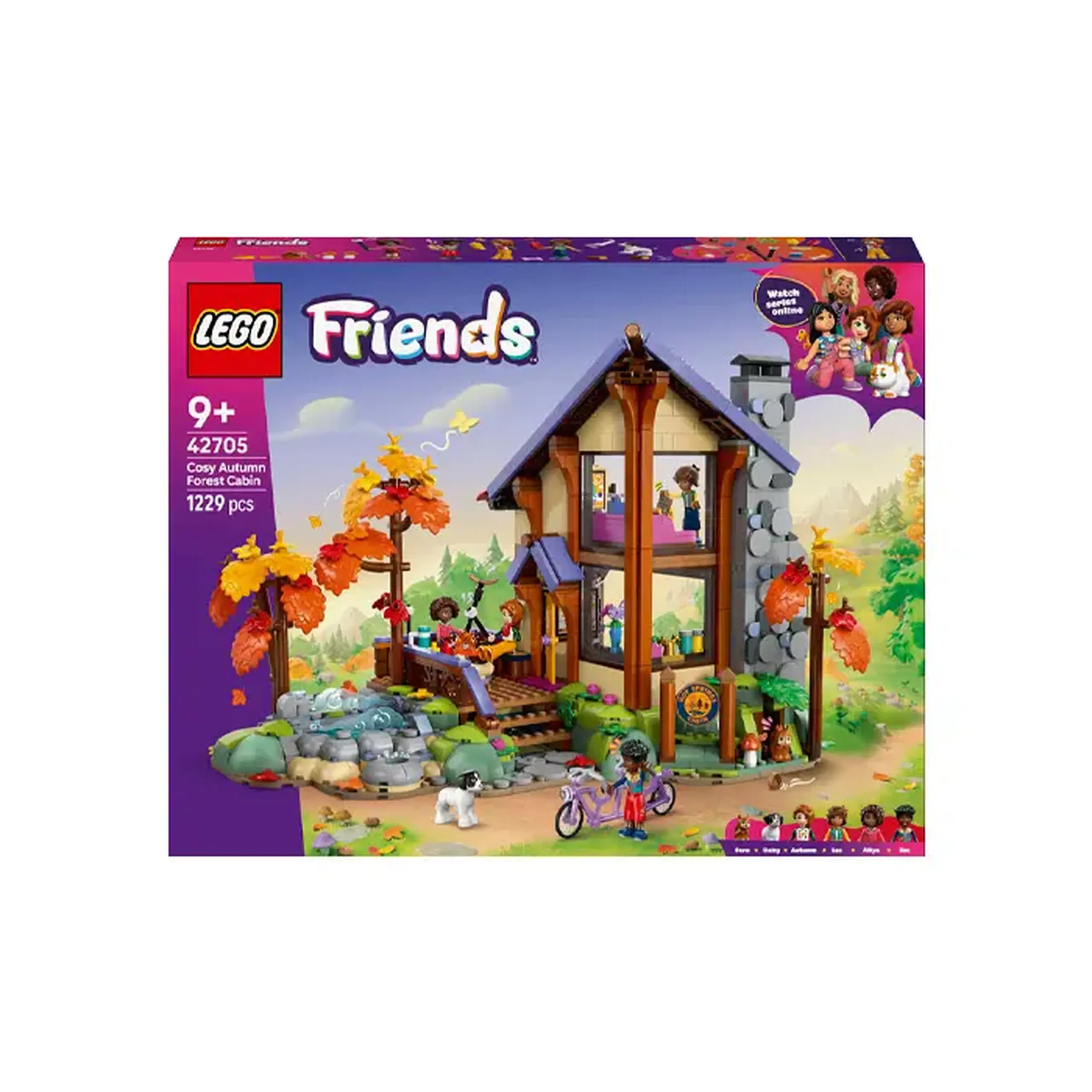 Lego Friends Cabana primitoare in Padure Toamna 42705
