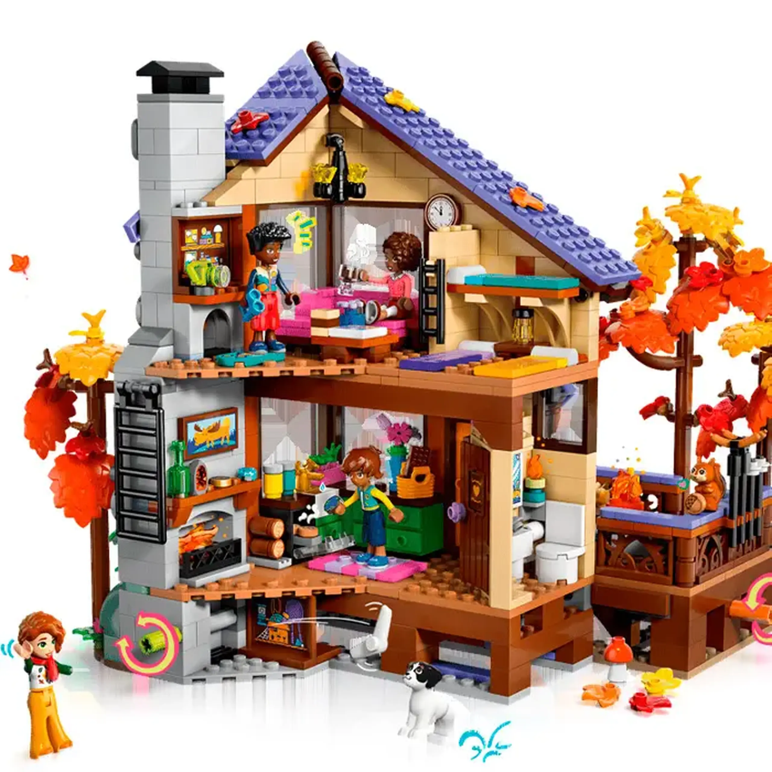 Lego Friends Cabana primitoare in Padure Toamna 42705