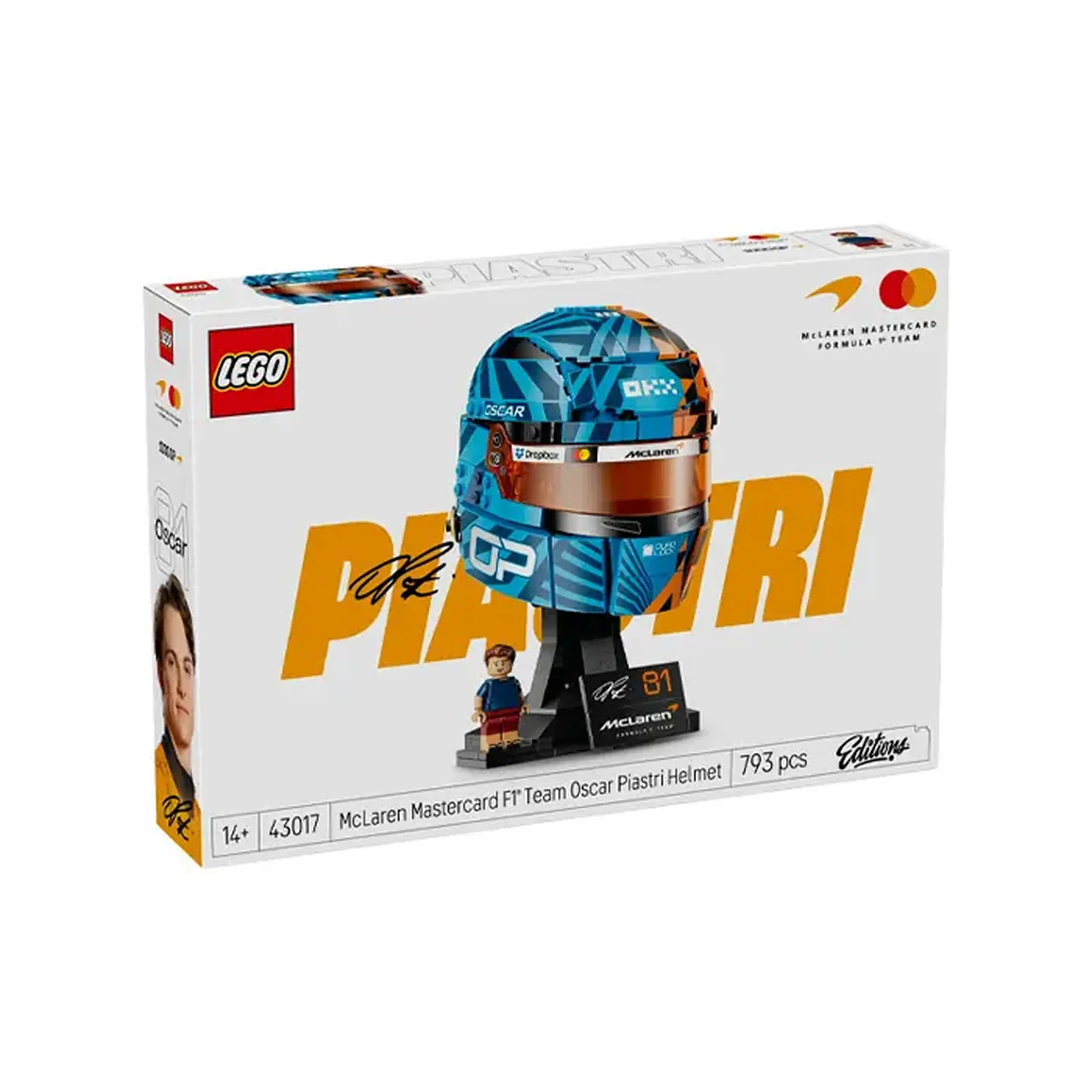 Lego Editions F1 Casca lui Oscar Piastri 43017