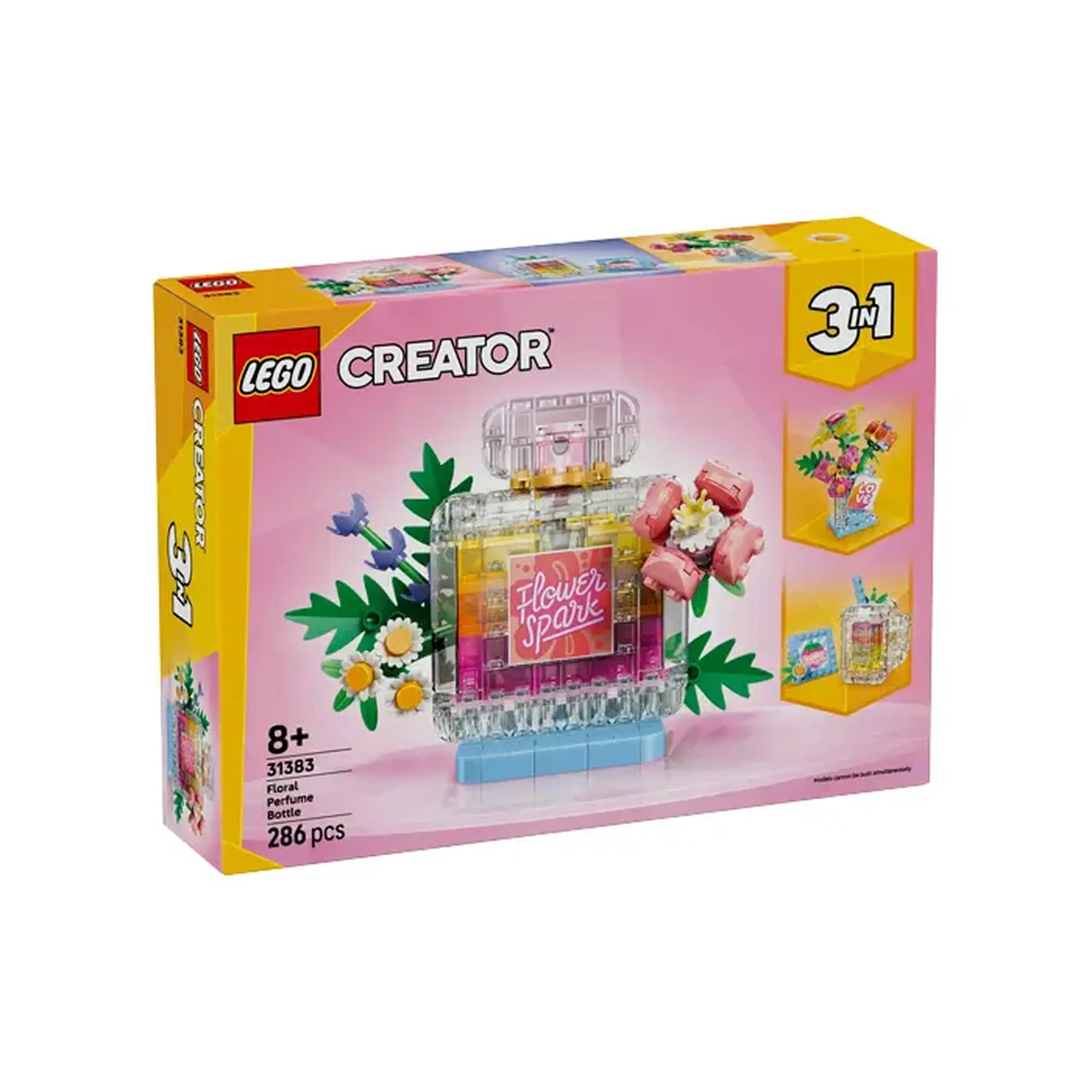Lego Creator 3-in-1 Sticla de parfum cu flori decorativa 31383