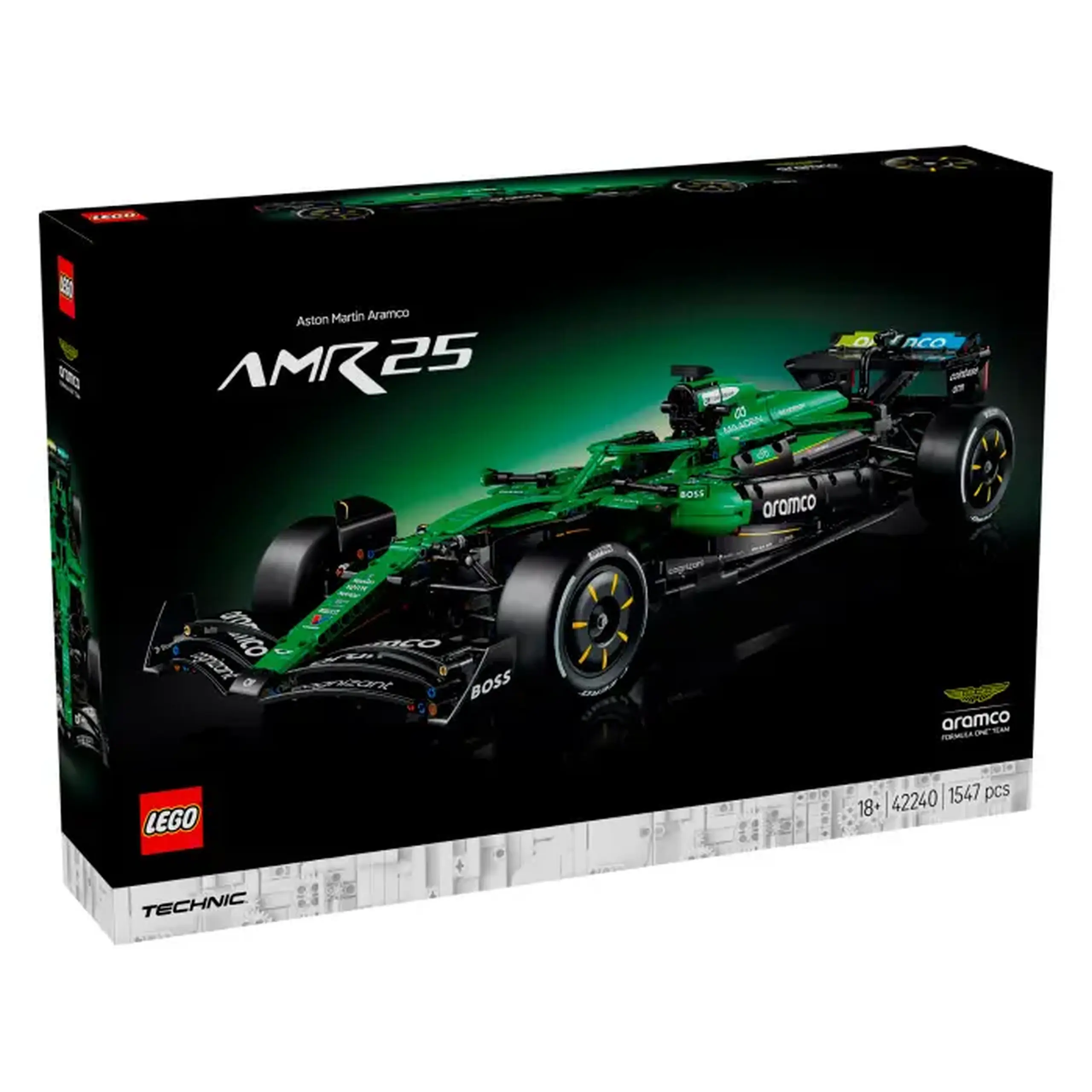 Lego Technic F1 Aston Martin Aramco AMR25 42240