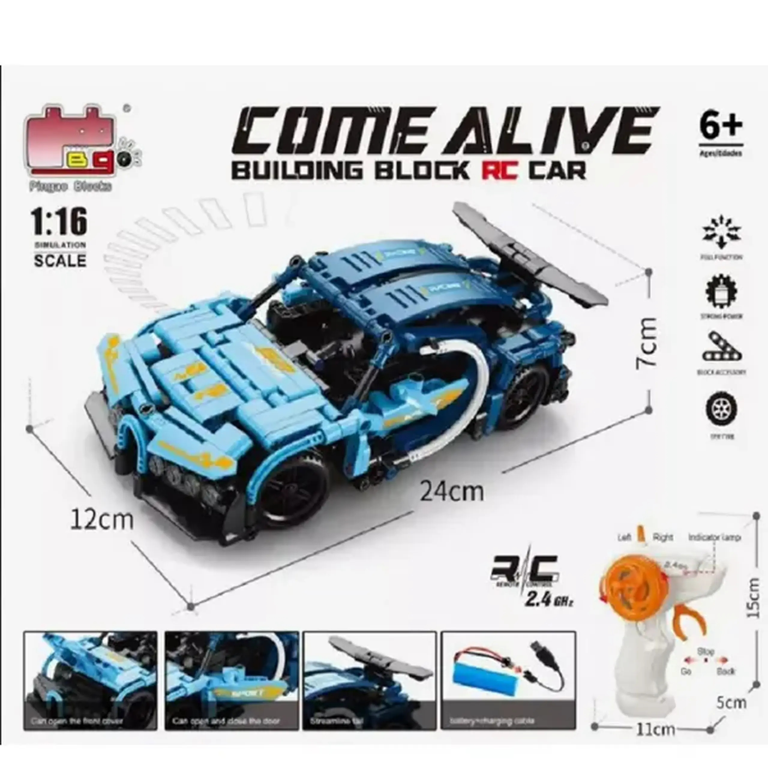 Masina constructor cu R/C (433pcs)