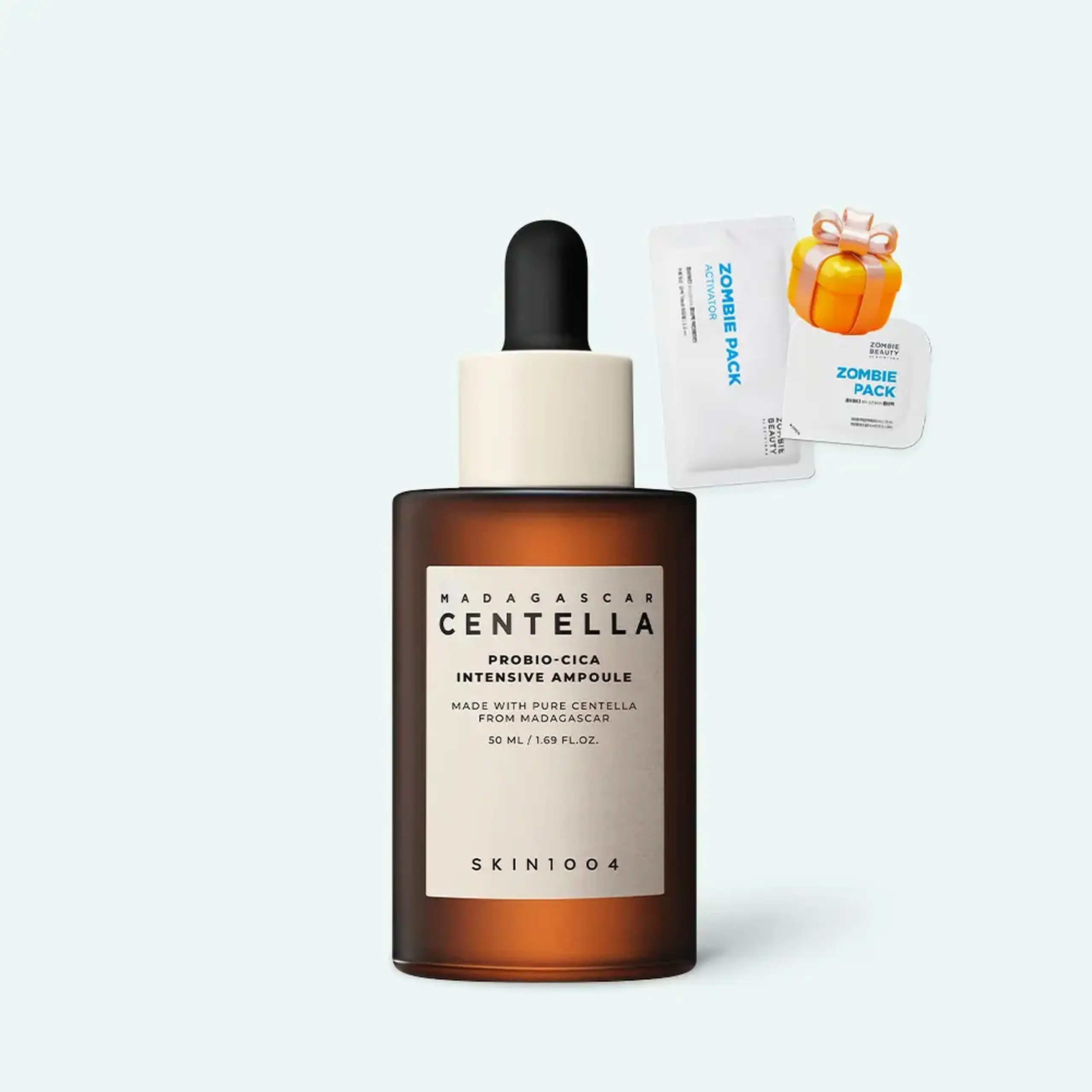 Ser-ampulă hidratant cu complexul probiotic SKIN1004 Madagascar Centella Probio-Cica Intensive Ampoule 50ml