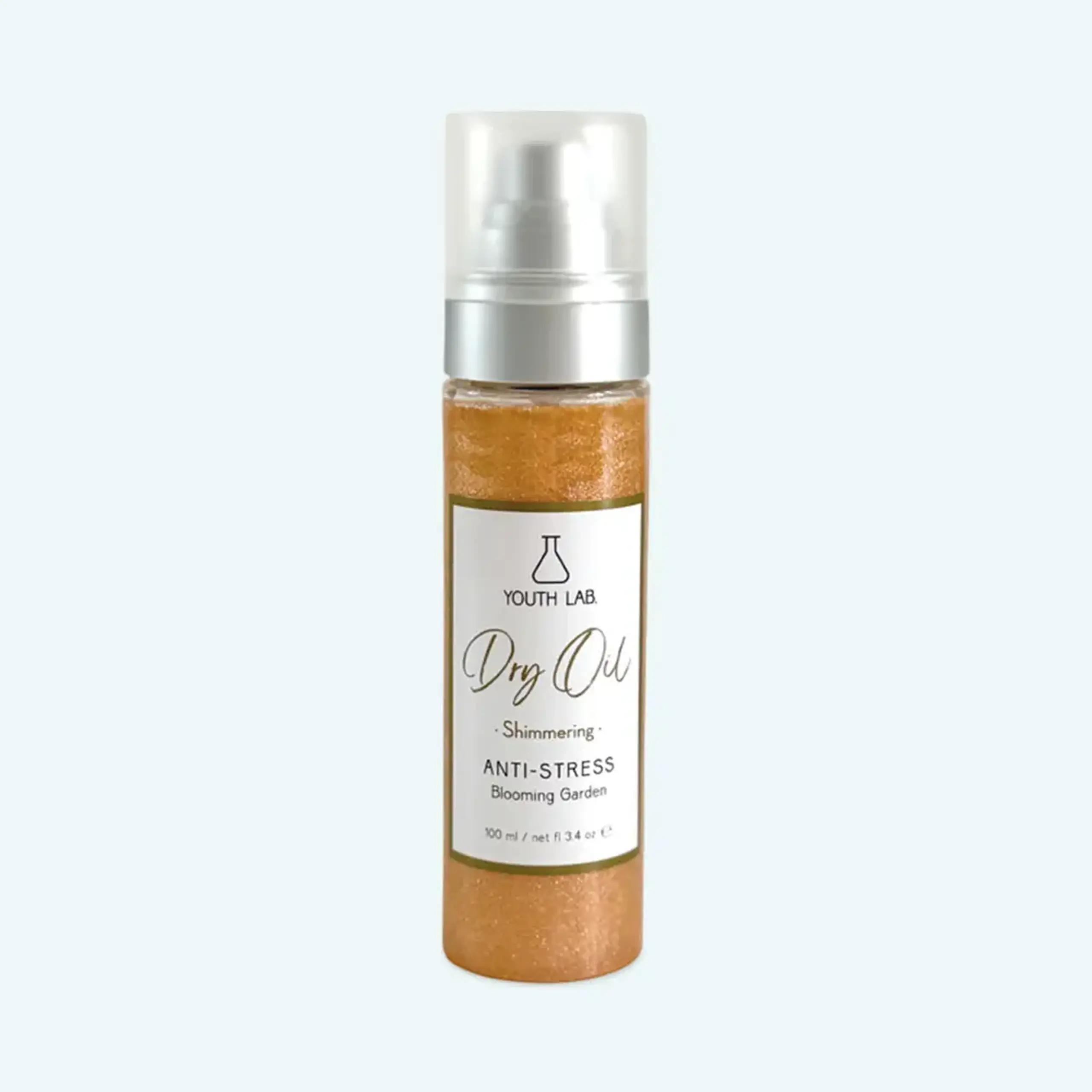 Ulei uscat pentru față și corp cu efect de strălucire Youth Lab Shimmering Dry Oil 100ml For Face, Body & Hair