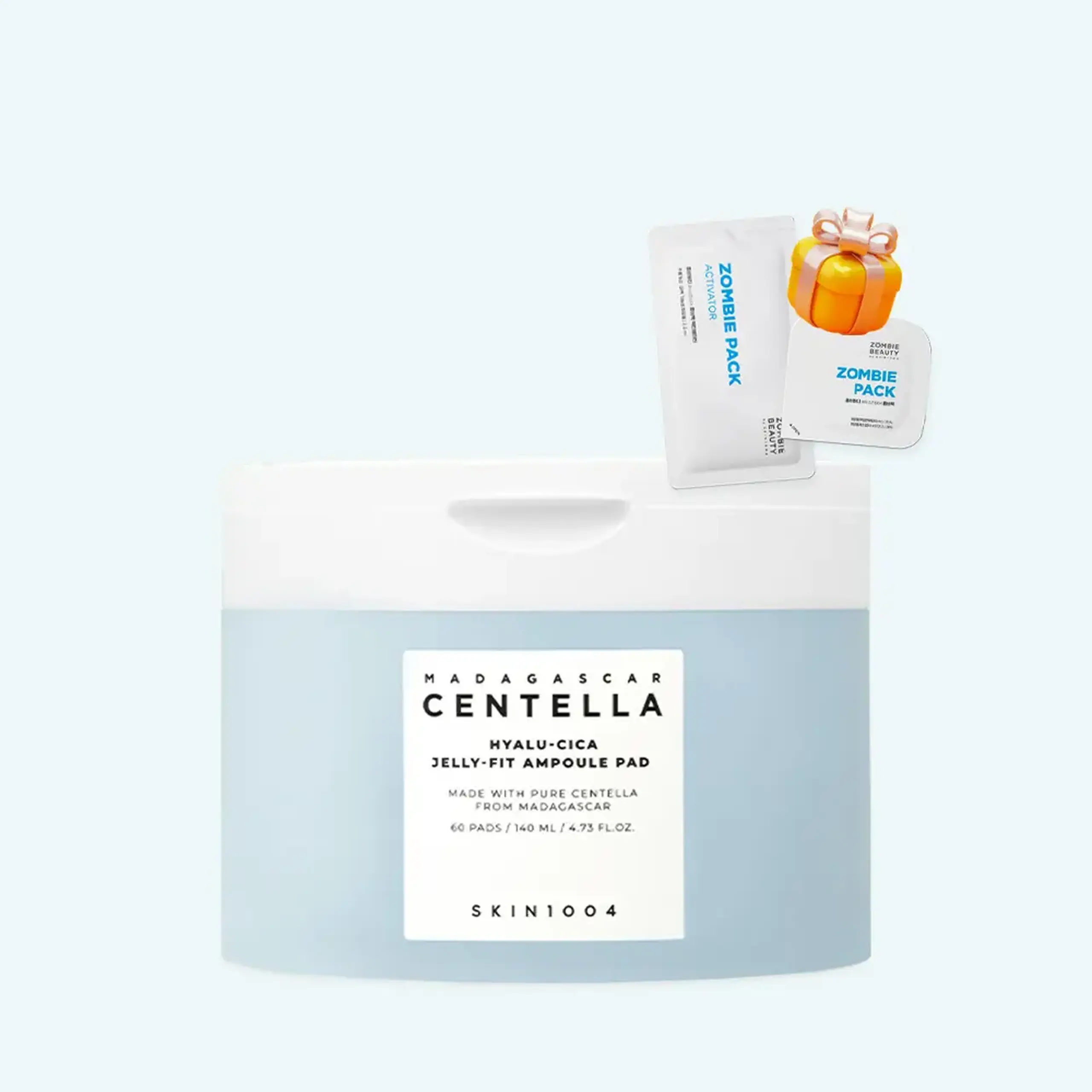 SKIN1004 Madagascar Centella Hyalu-Cica Jelly-Fit Ampoule Pad 60pcs