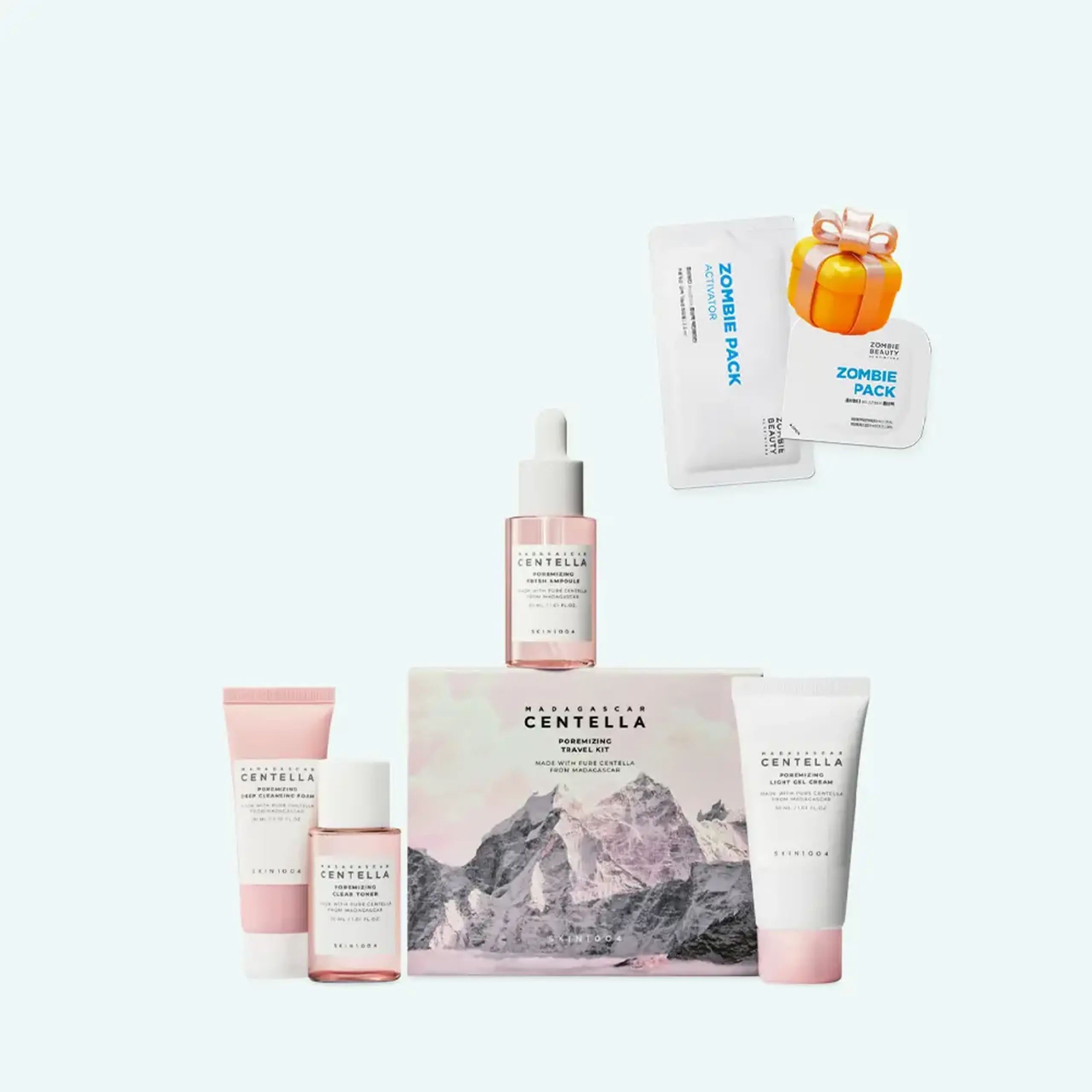Set pentru față SKIN1004 Madagascar Centella Poremizing Travel Kit