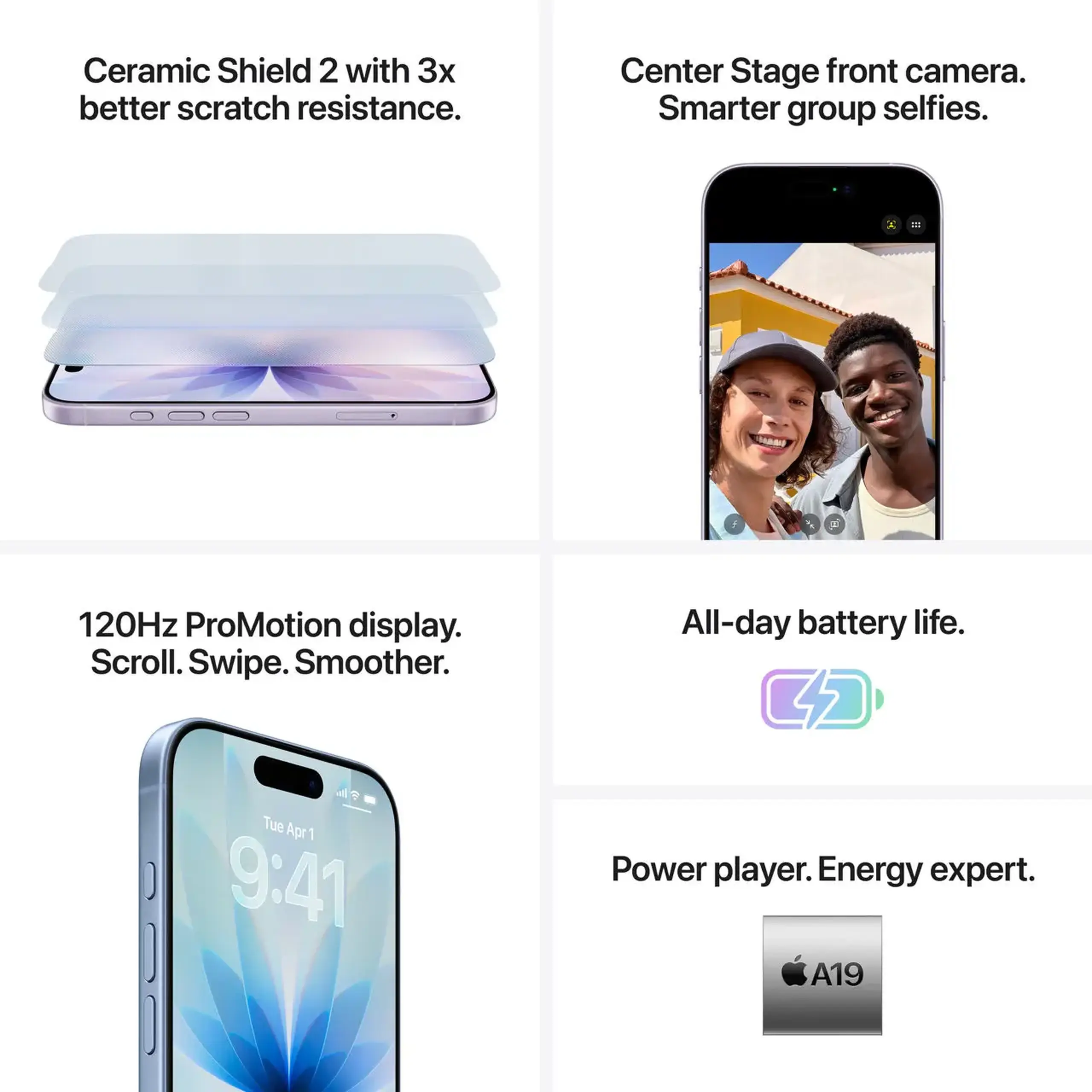 Smartphone Apple iPhone 17 256GB White MG6K4