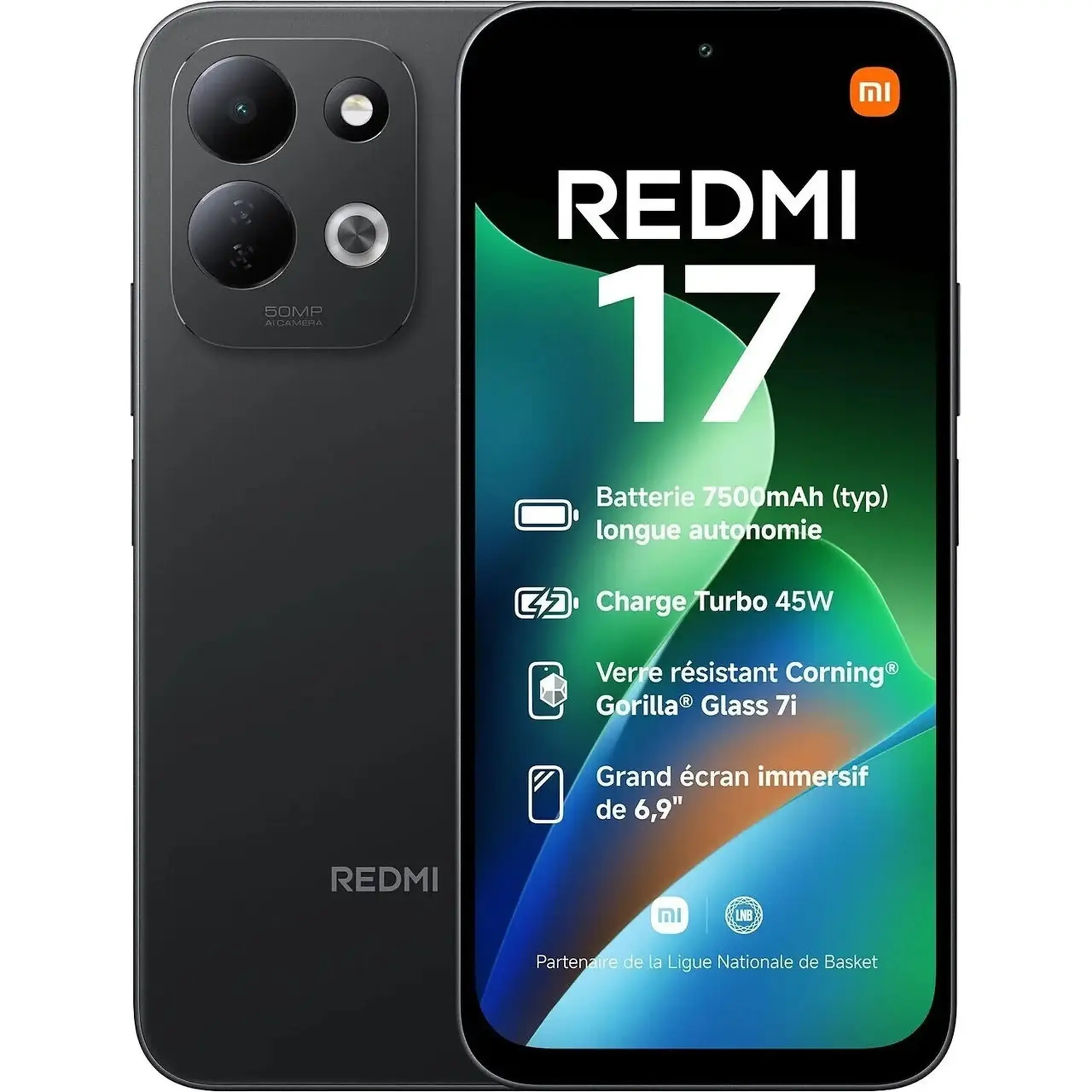 Smartphone Xiaomi Redmi 17 4/128GB Black