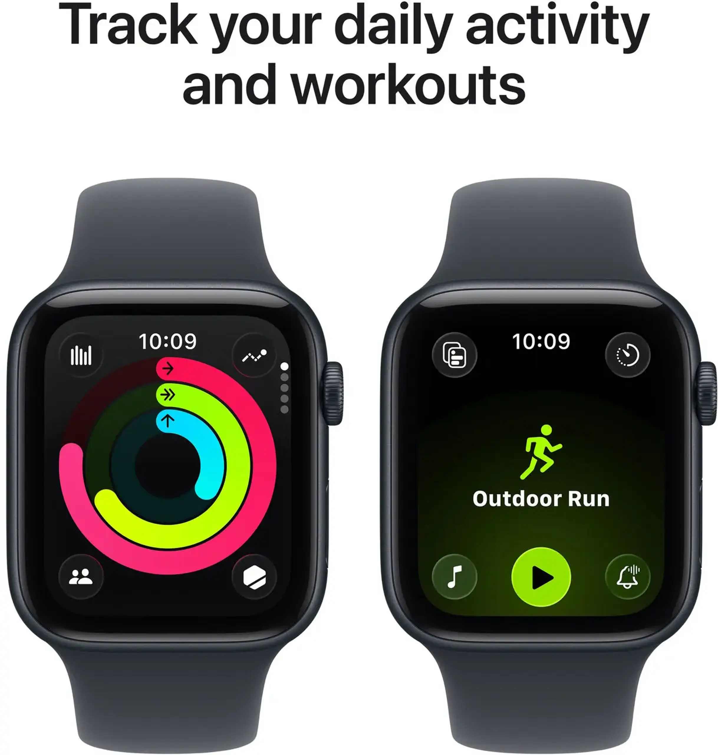 Ceas inteligent Apple Watch SE 3 GPS 40mm Midnight Aluminium Case with Midnight Sport Band - M/L MEHC4