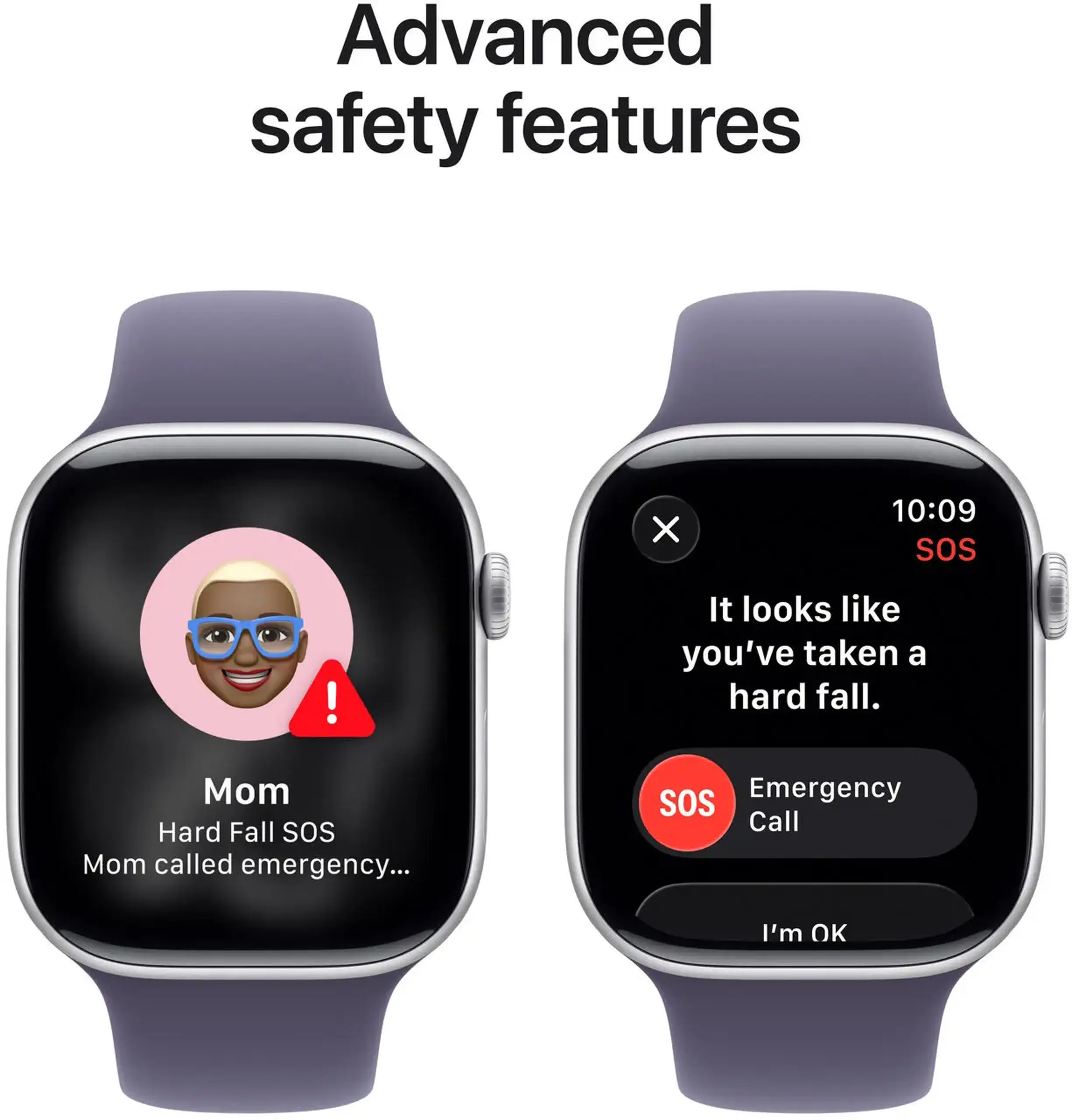 Ceas inteligent Apple Watch Series 11 GPS 42mm Silver Aluminium Case with Purple Fog Sport Band - S/M MEU64ET/A