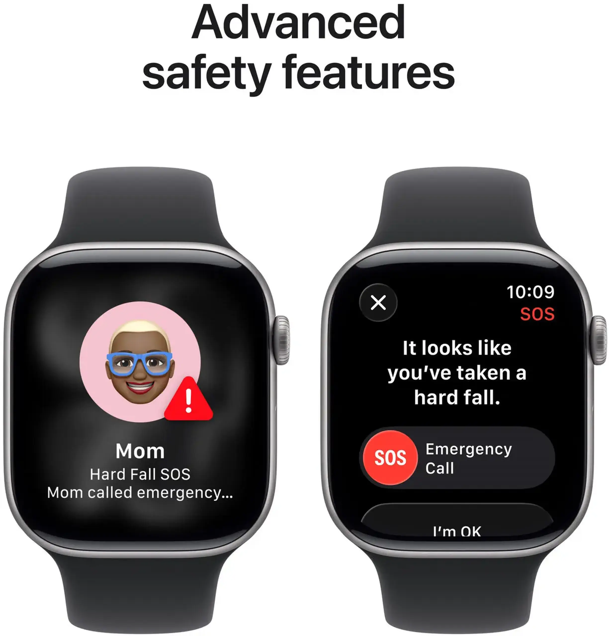Ceas inteligent Apple Watch Series 11 GPS 42mm Space Grey Aluminium Case with Black Sport Band - M/L MEQX4ET/A